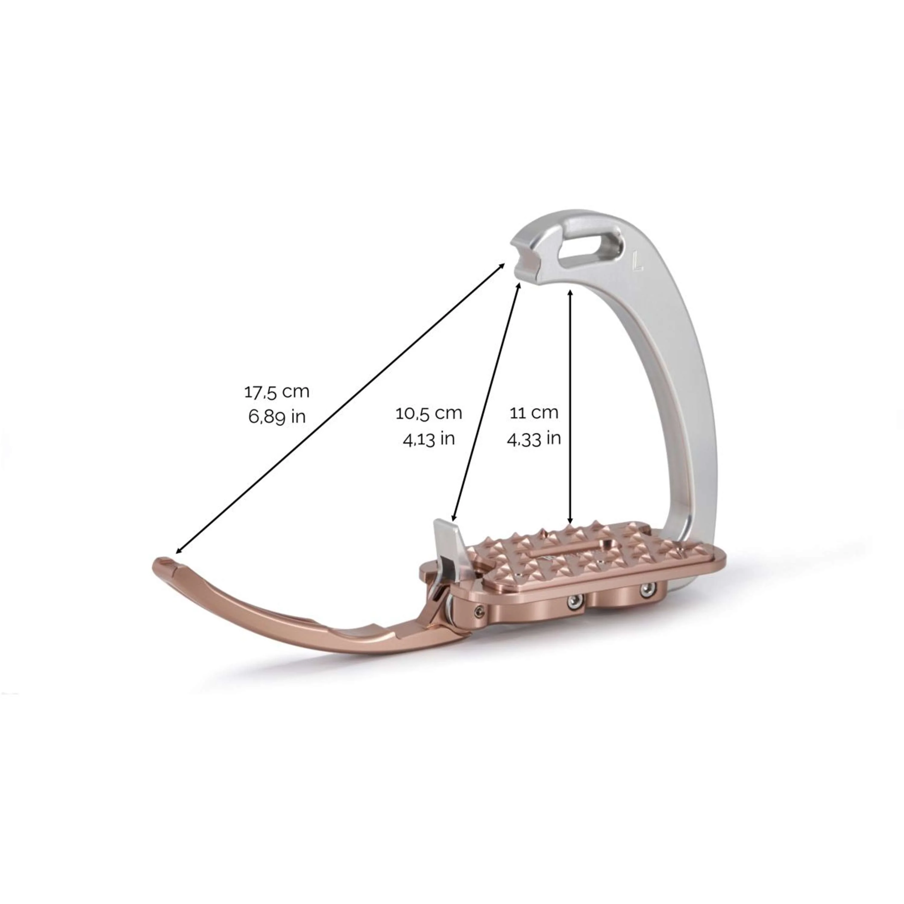 Tech Stirrups Étriers Venice Sloped M Marron - Image 3