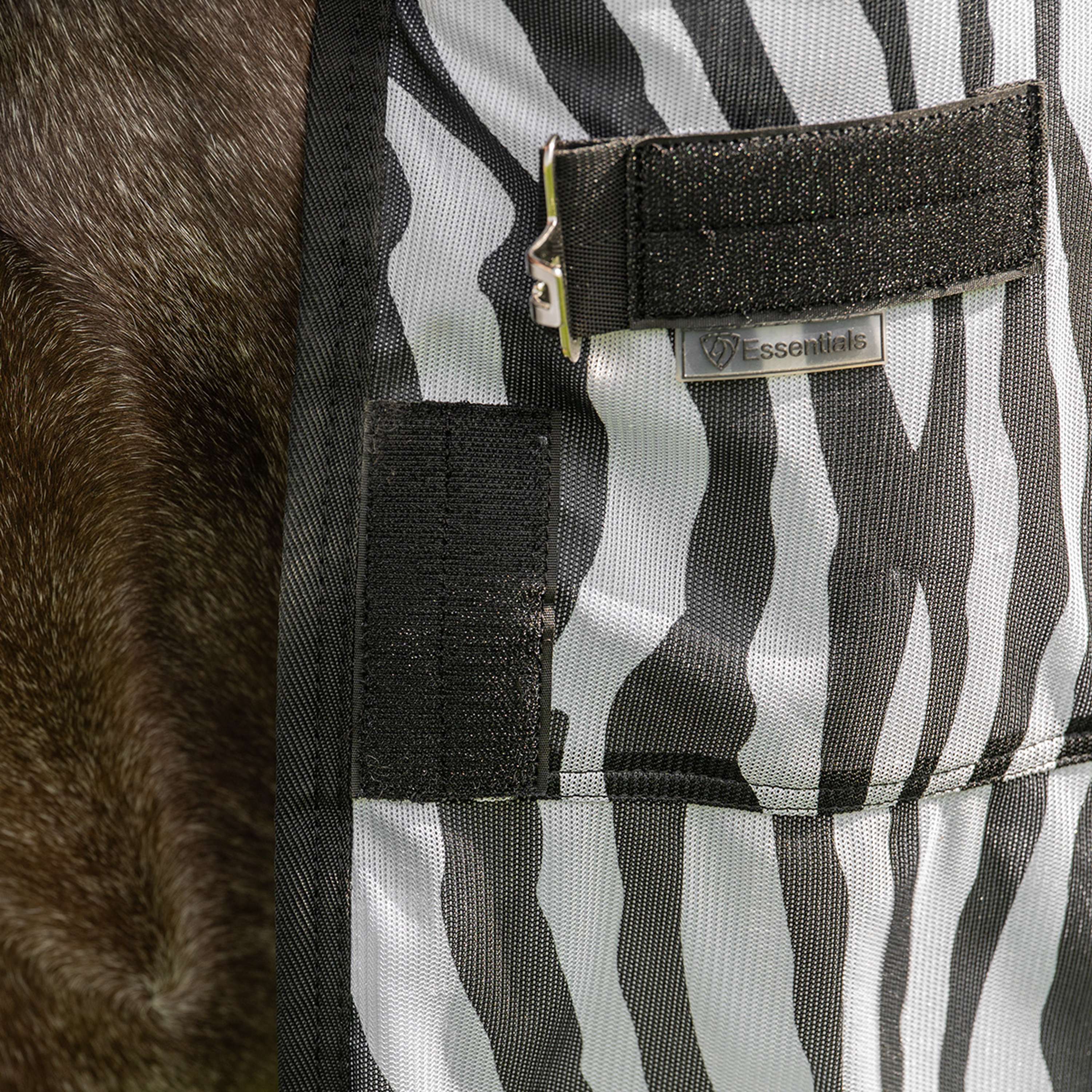 Velder Horsewear Couverture Anti-Mouches avec Couvre-cou Zebra Noir/Blanc - Image 7