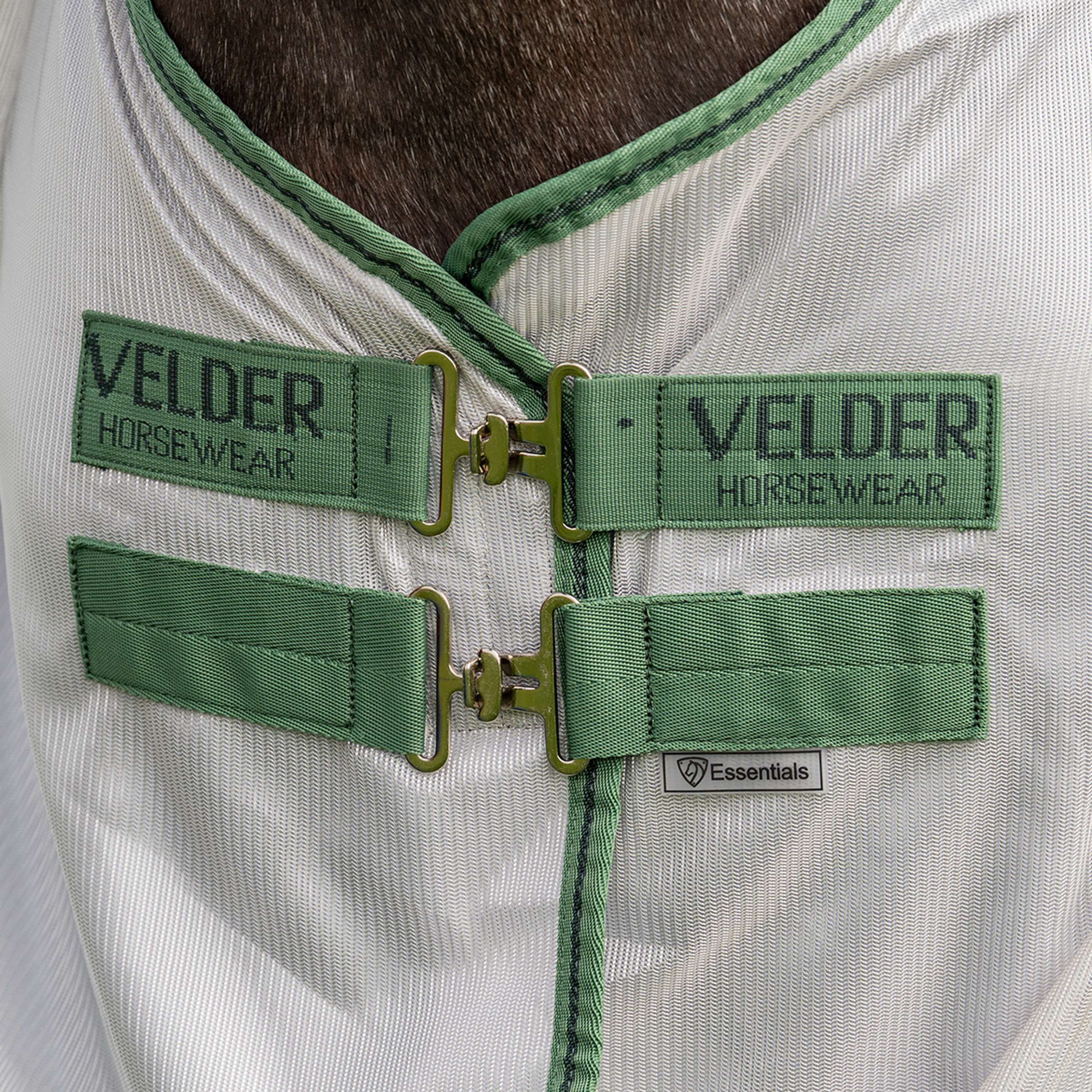 Velder Horsewear Couverture Anti-Mouches Mesh avec Couvre-cou Argent - Image 3