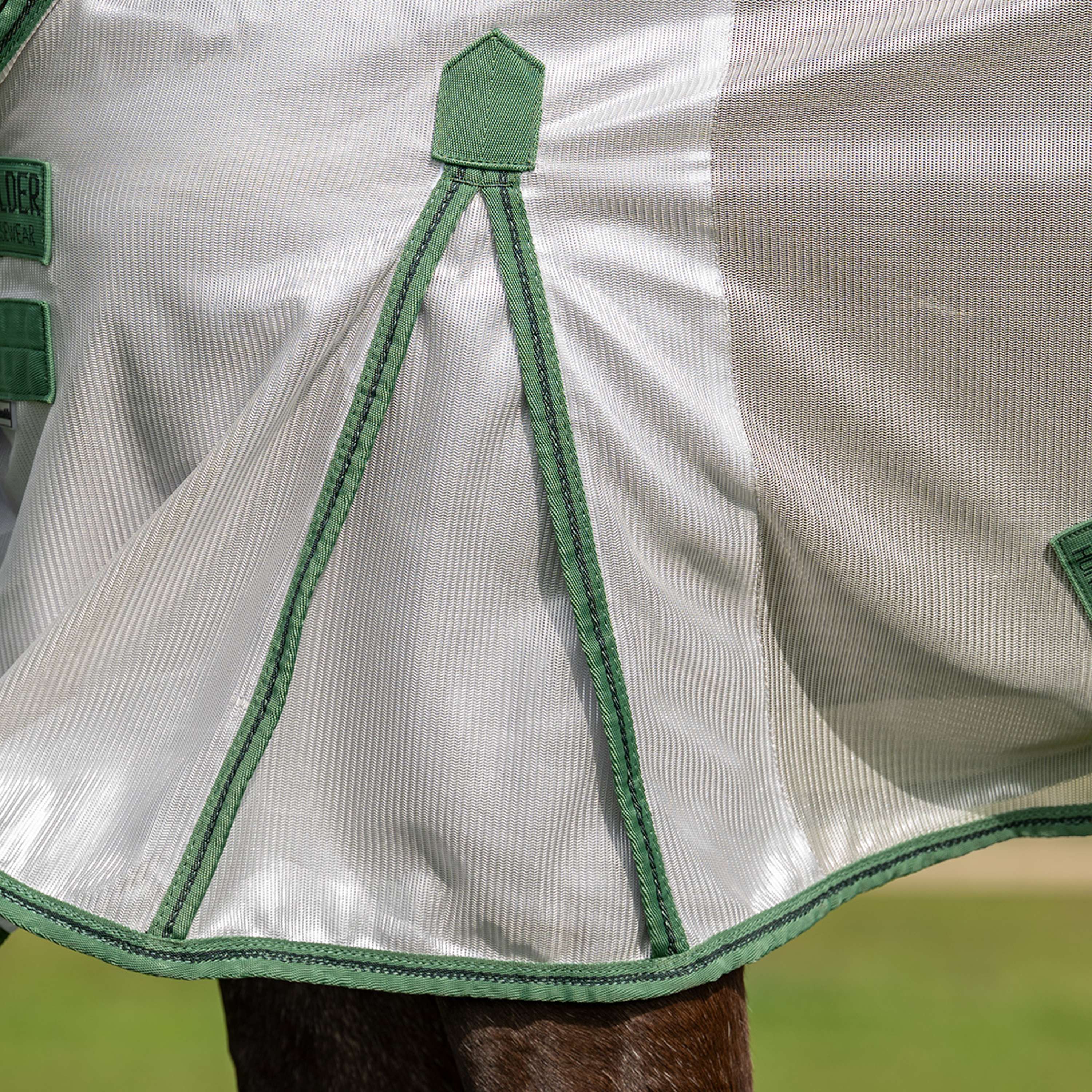 Velder Horsewear Couverture Anti-Mouches Mesh avec Couvre-cou Argent - Image 5