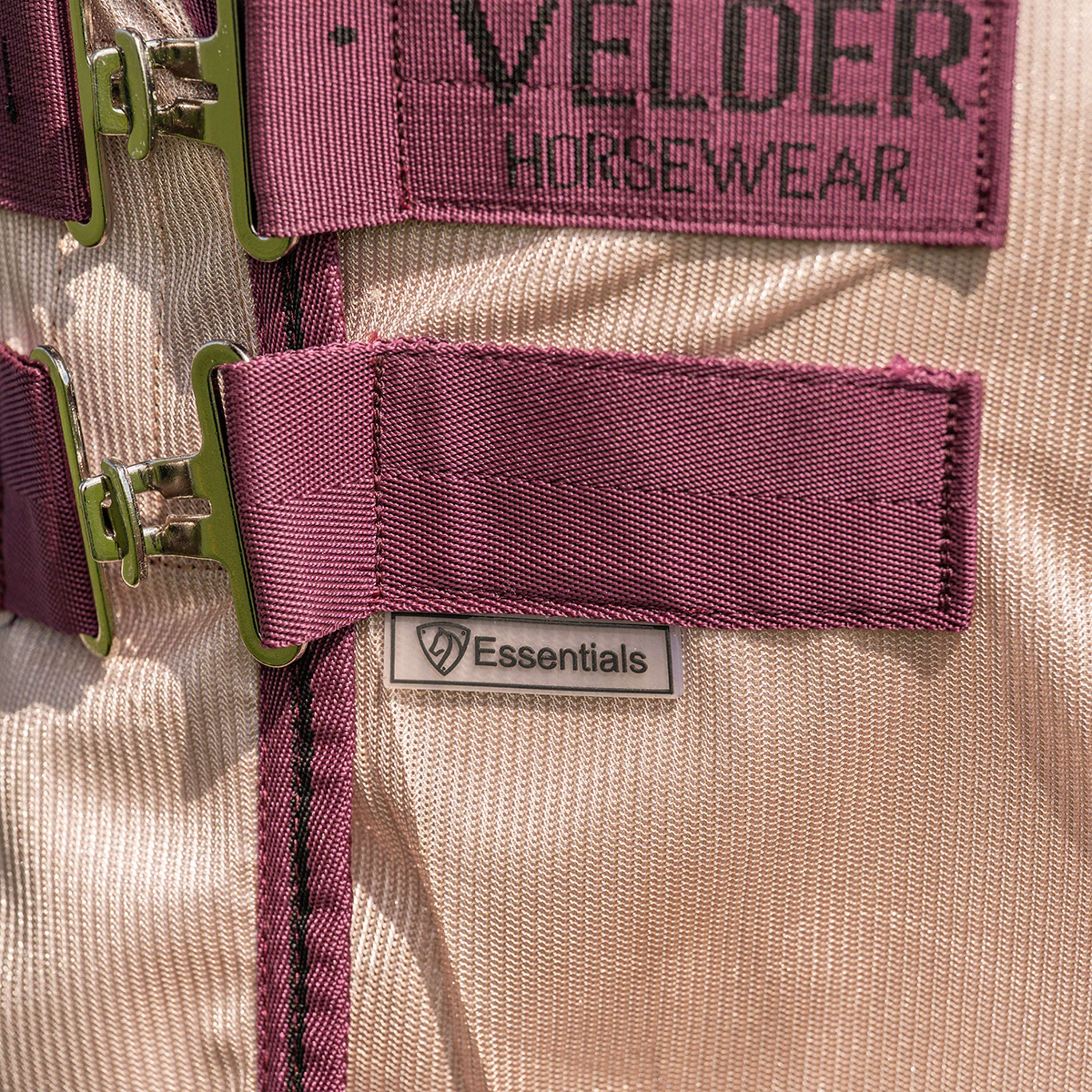 Velder Horsewear Couverture Anti-Mouches Mesh avec Couvre-cou Earth Grey - Image 4