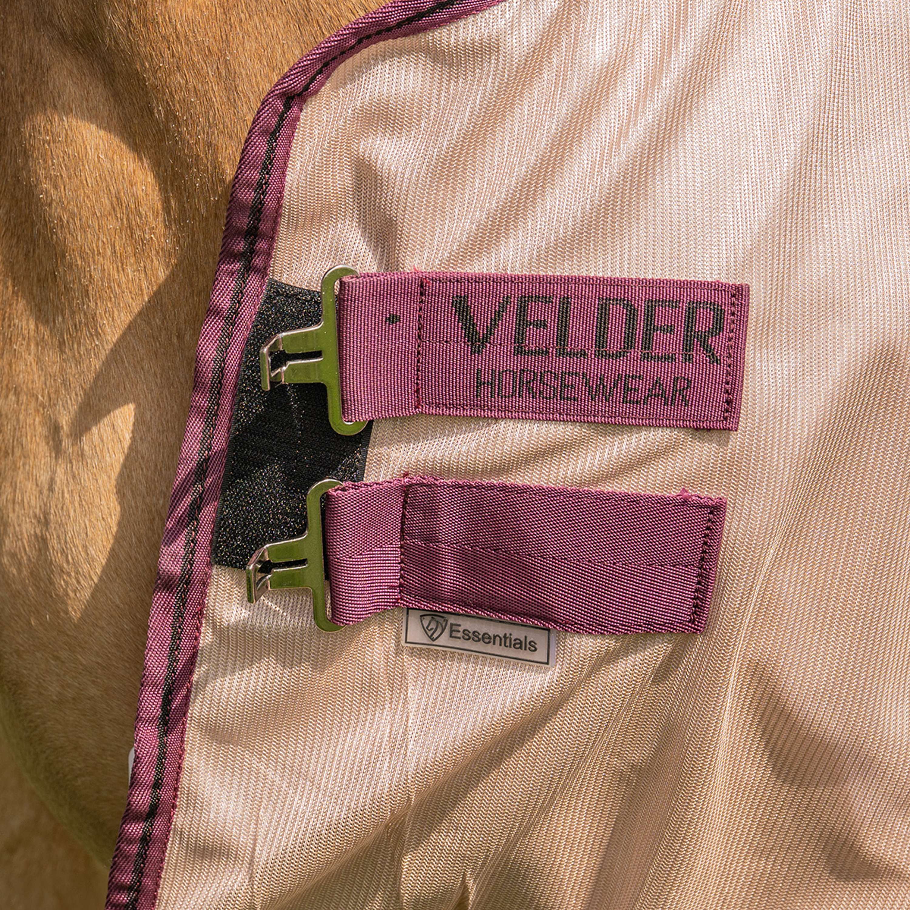 Velder Horsewear Couverture Anti-Mouches Mesh avec Couvre-cou Earth Grey - Image 5