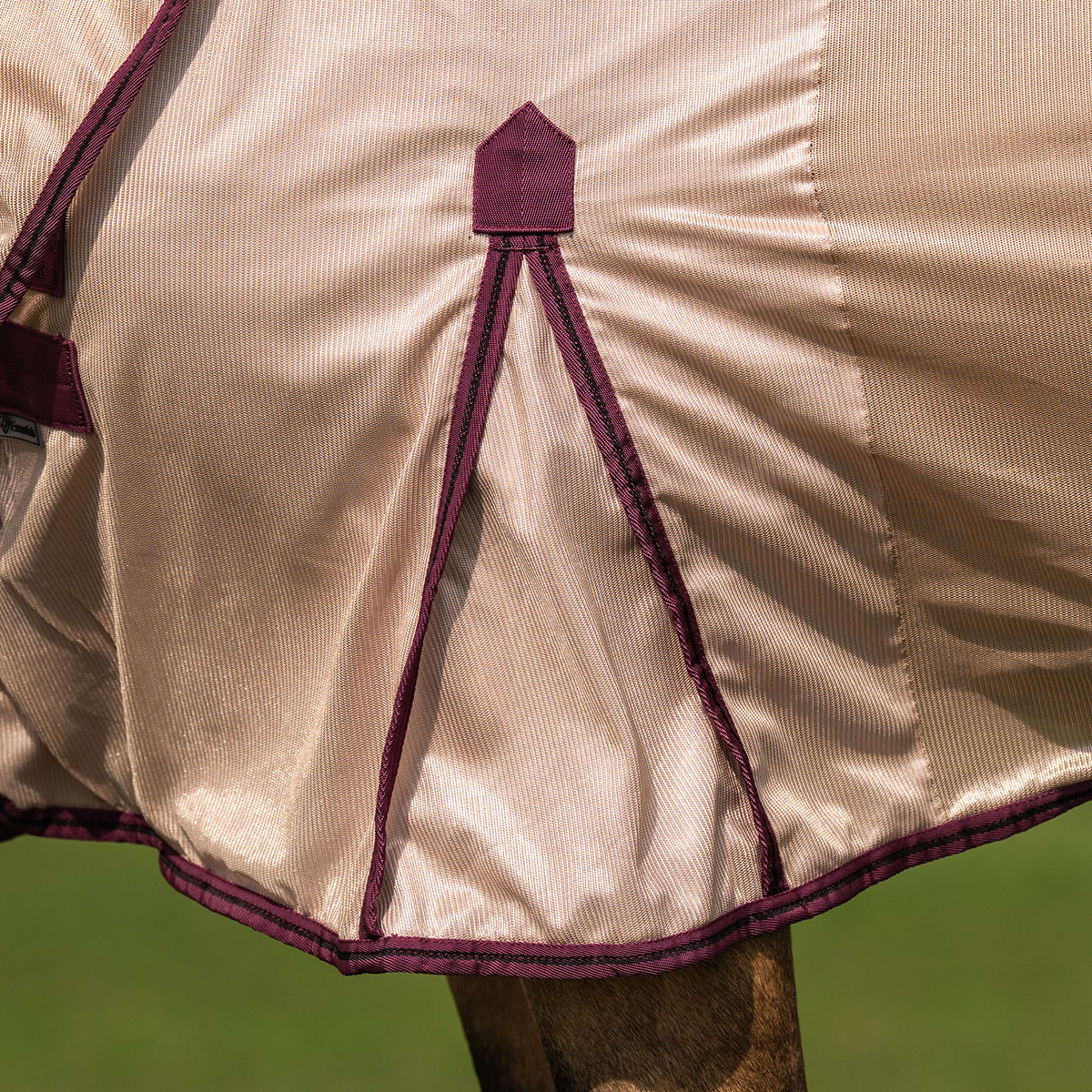 Velder Horsewear Couverture Anti-Mouches Mesh avec Couvre-cou Earth Grey - Image 7