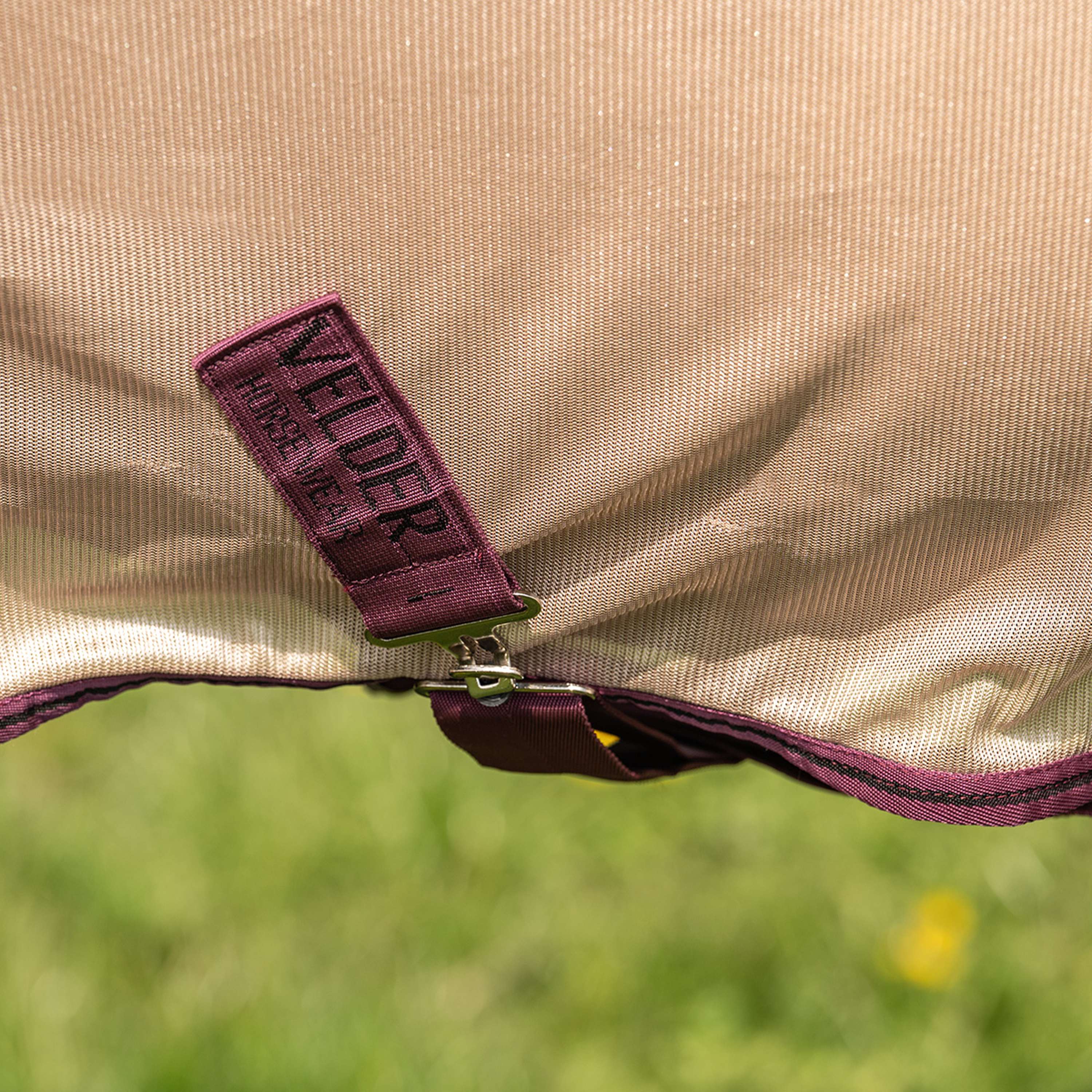 Velder Horsewear Couverture Anti-Mouches Mesh avec Couvre-cou Earth Grey - Image 9