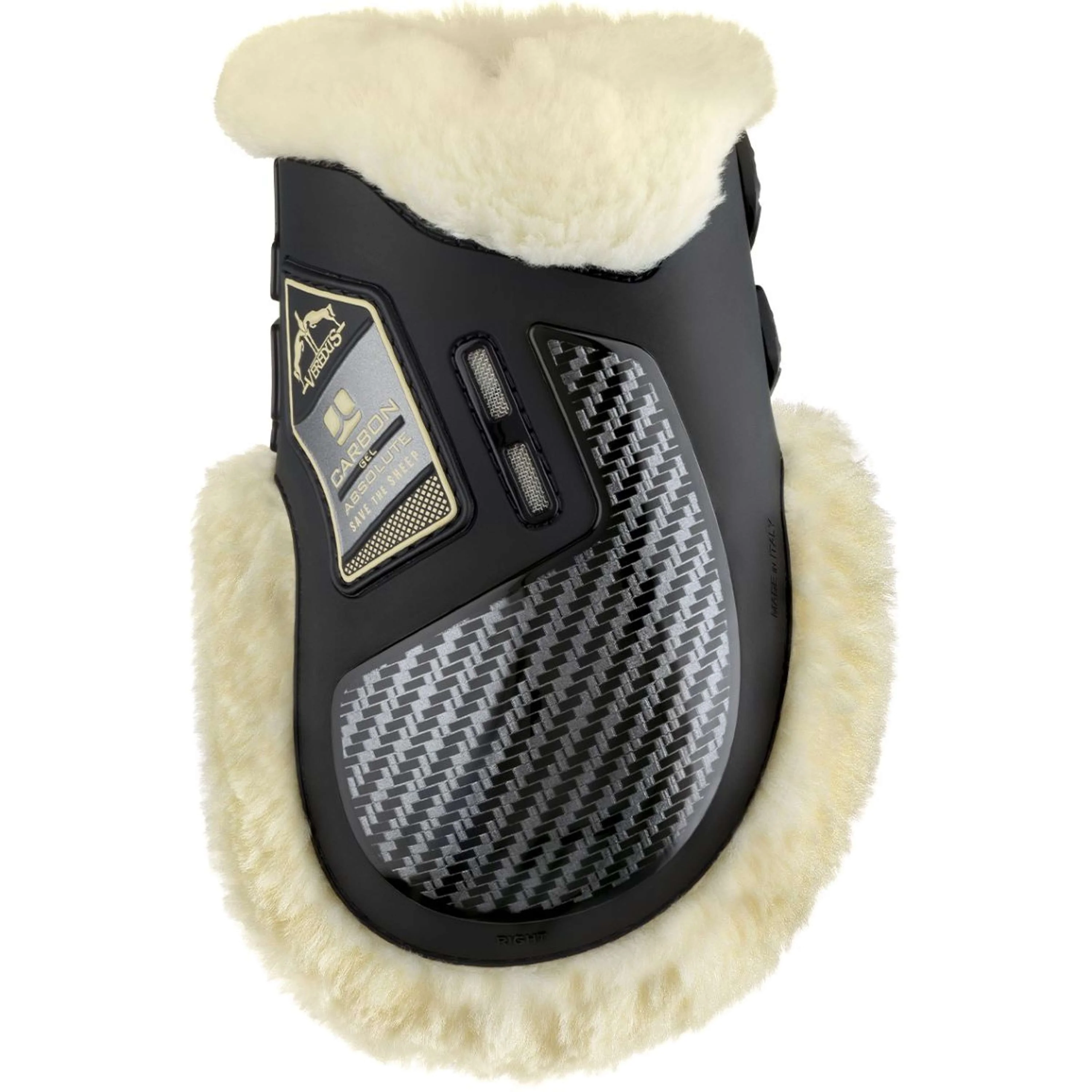 Veredus Protège-Boulets Carbon Gel Absolute Save the Sheep Rear Noir