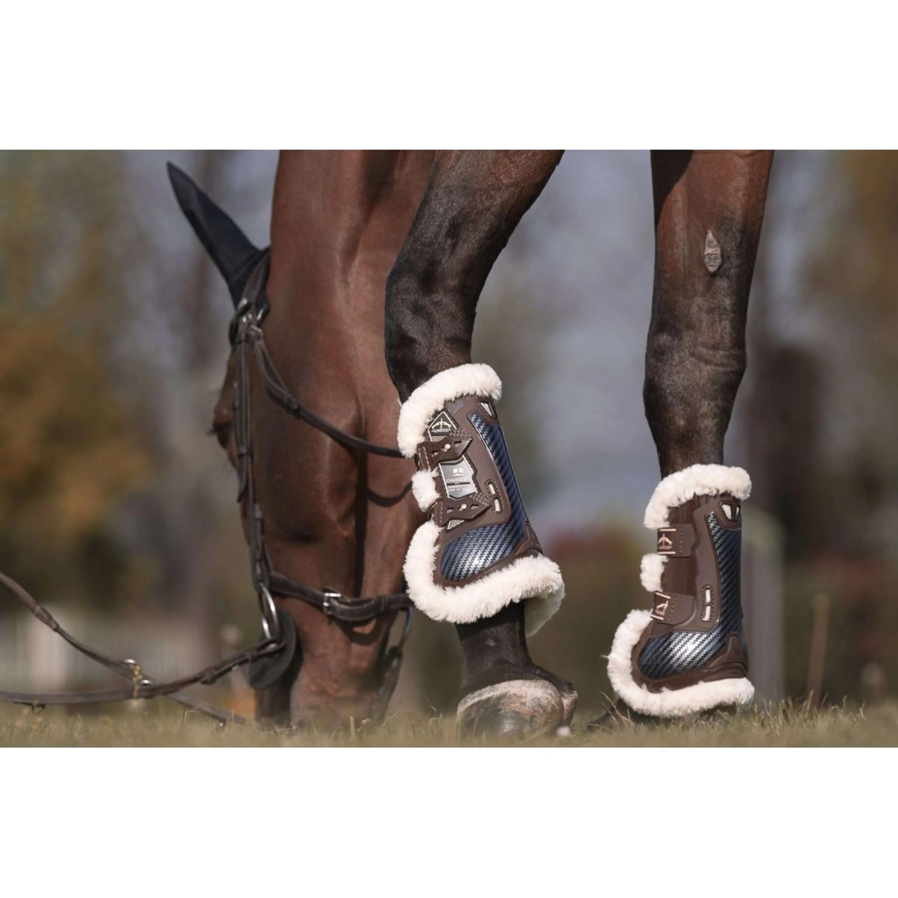 Veredus Protèges-Tendons Carbon Gel Absolute Save the Sheep Front Marron - Image 5