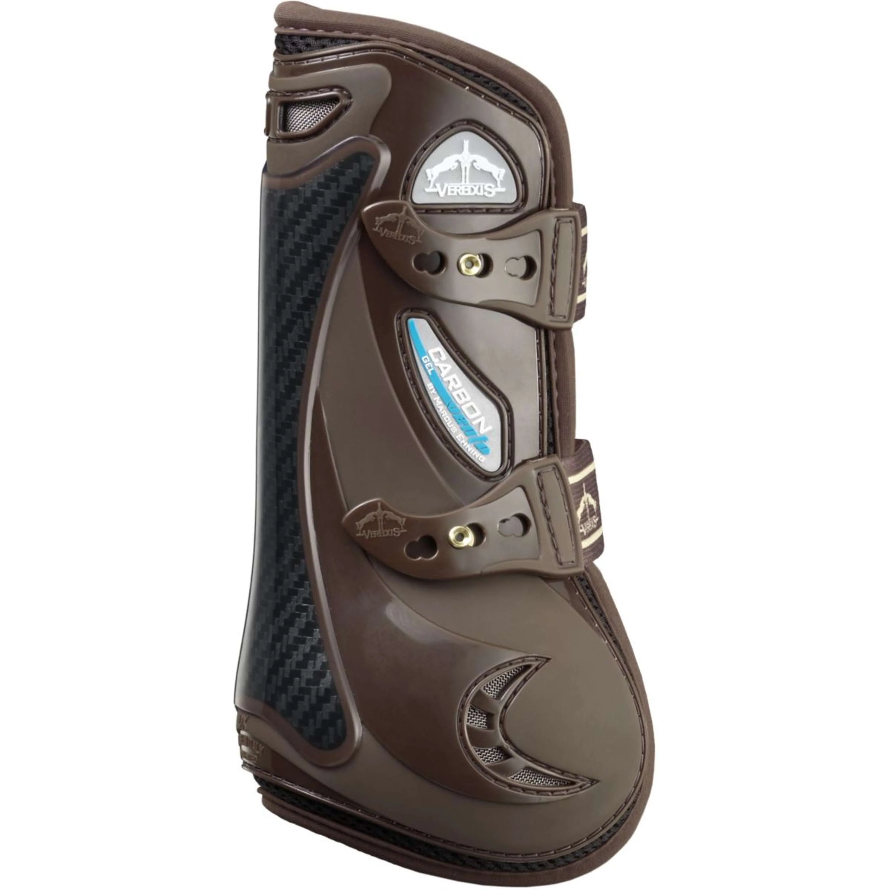 Veredus Protèges-Tendons Carbon Gel Vento Front Marron - Image 2
