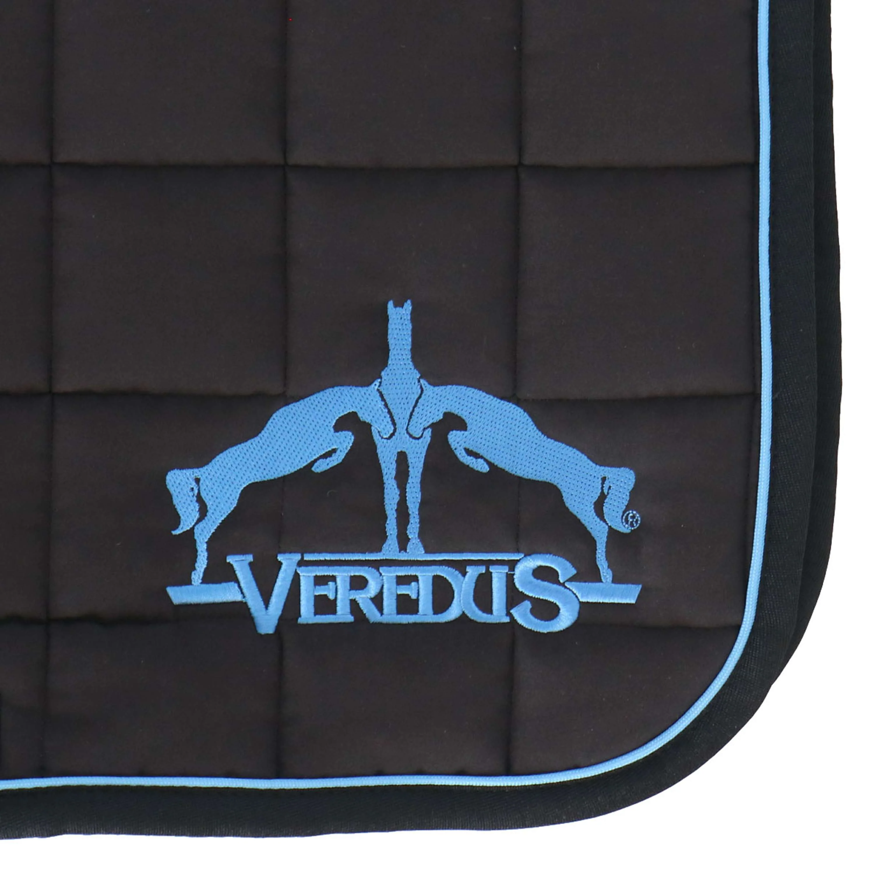 Veredus Tapis de Selle Microfiber de Saut Bleu clair - Image 5