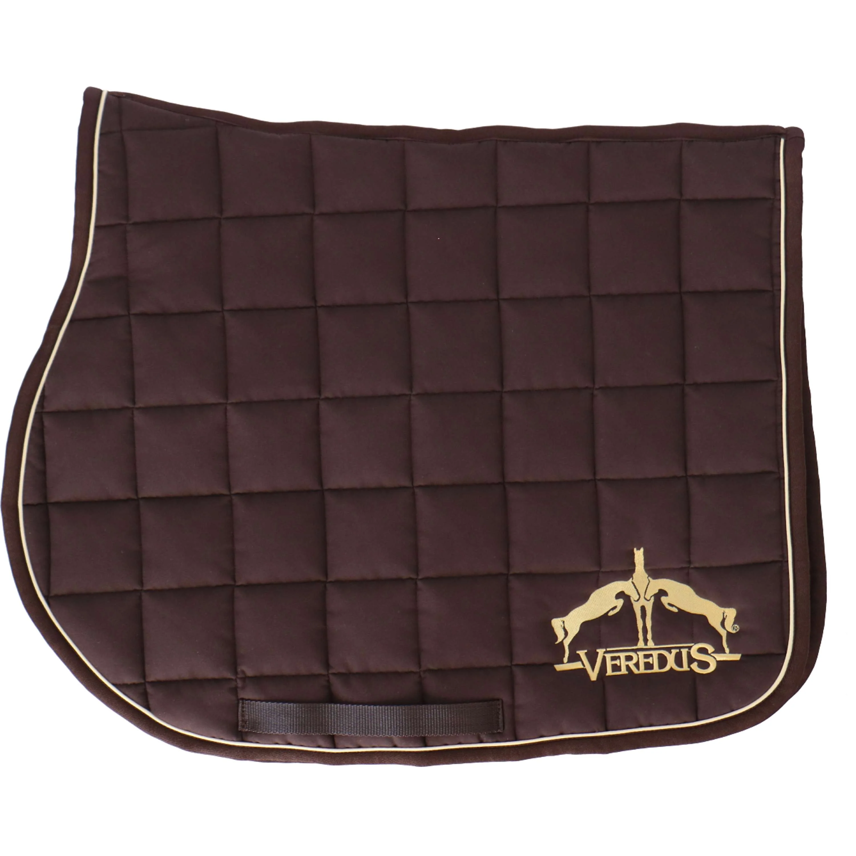 Veredus Tapis de Selle Microfiber de Saut Marron