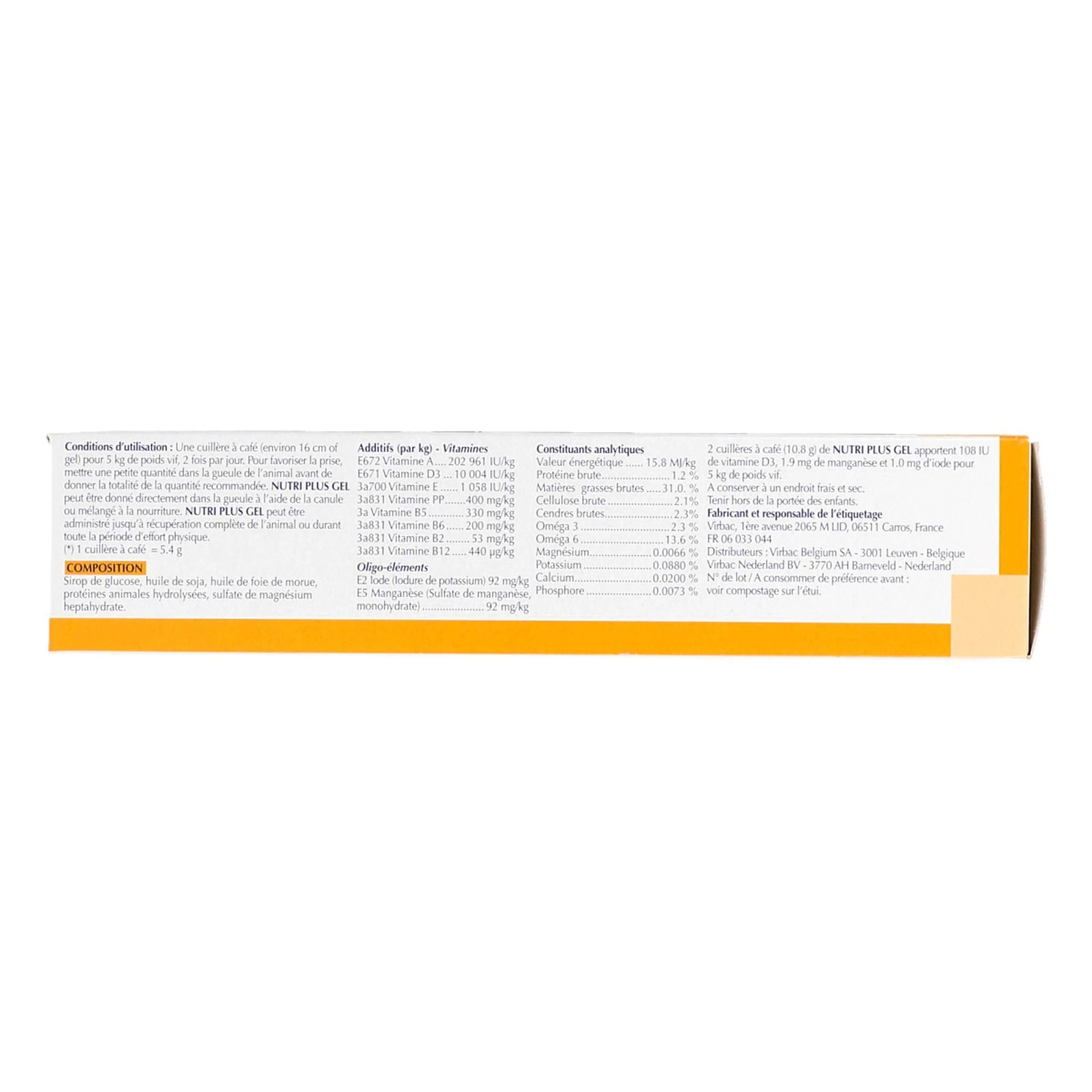 Virbac Gel Nutri Plus Chien/Chat - Image 3