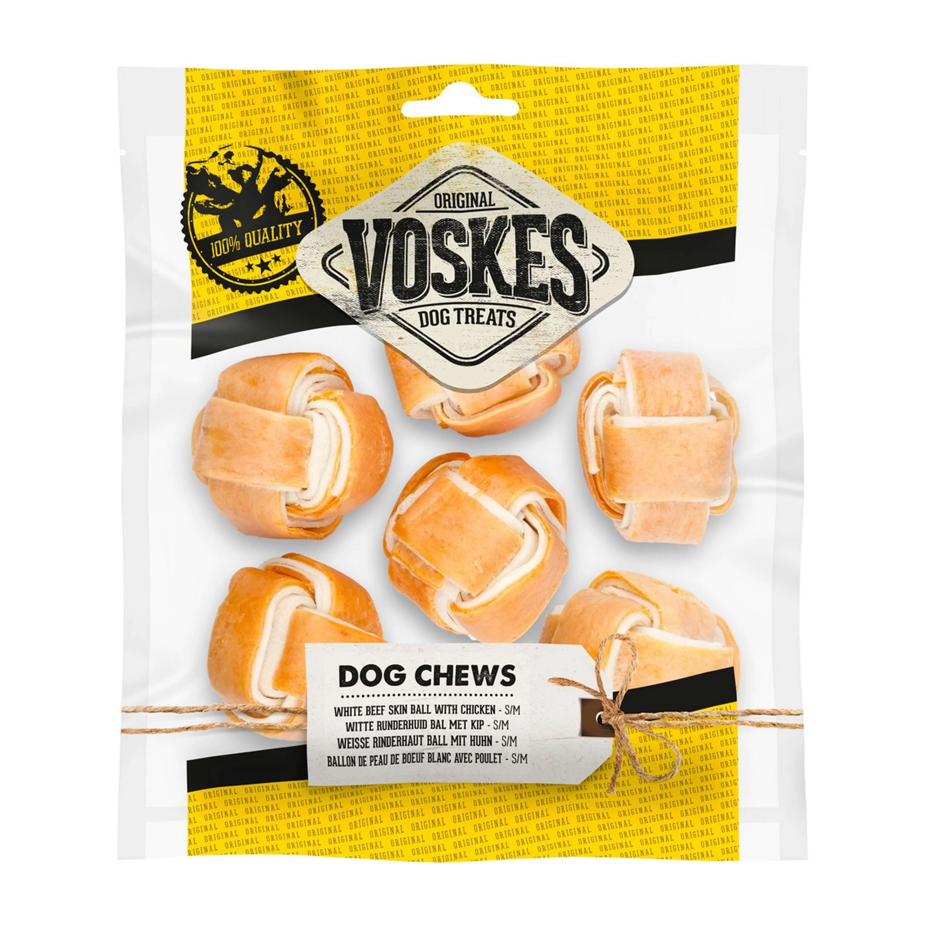 Voskes Poulet Blanc en Boule 6 Pièces
