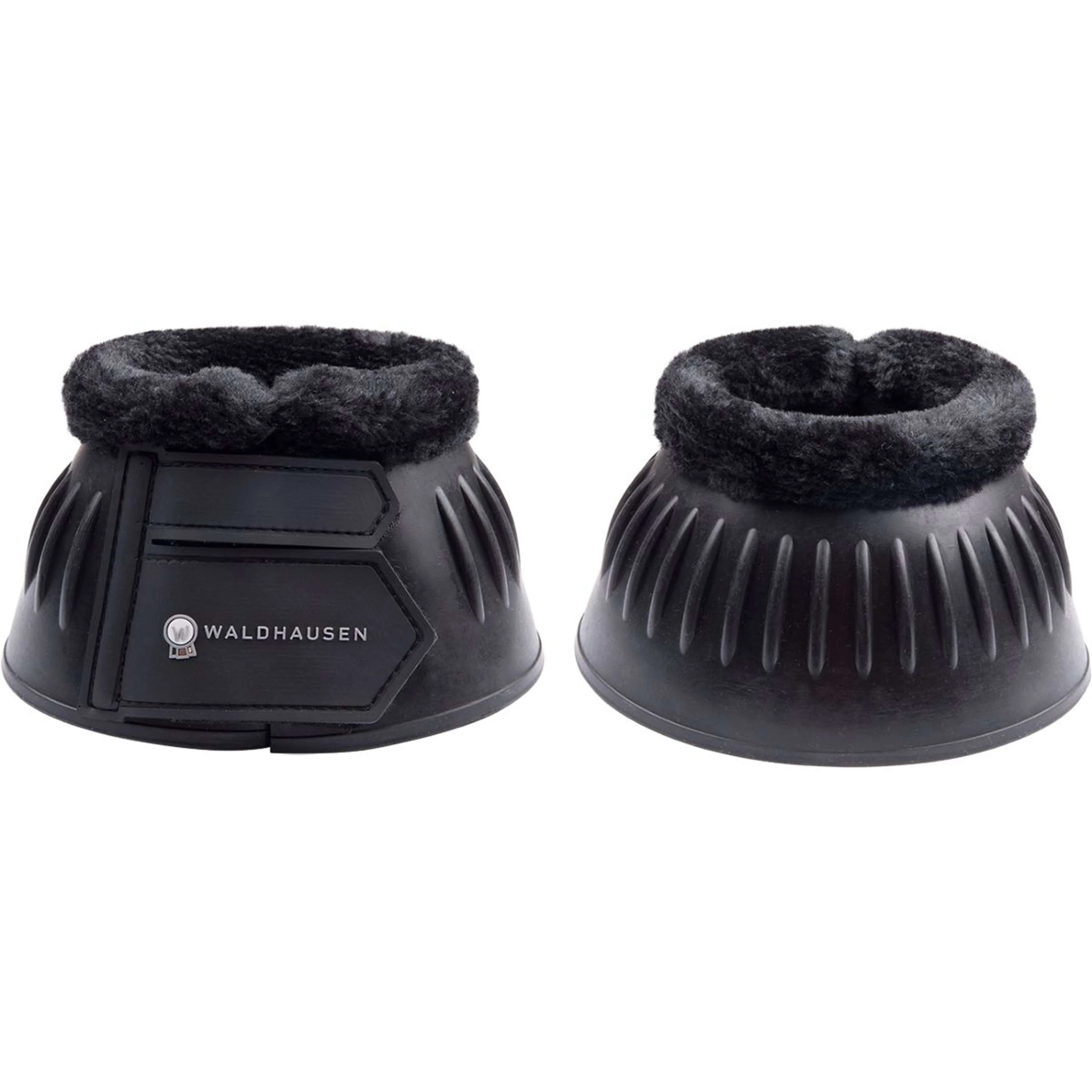 Waldhausen Cloches d'Obstacles avec Fourrure Synthétique Noir
