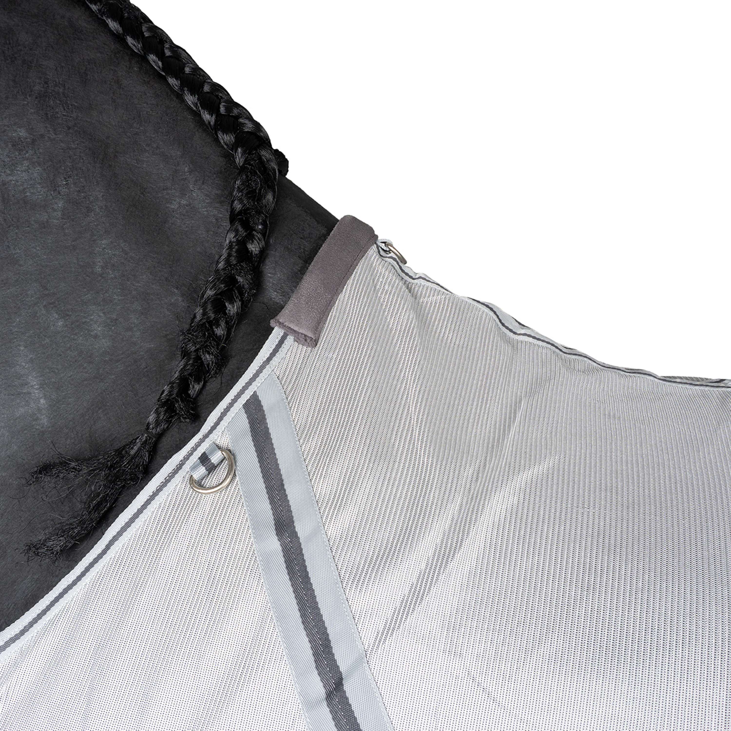 Waldhausen Couverture Anti-Mouches Protect avec Cou Indépendant Gris argenté/Gris - Image 10