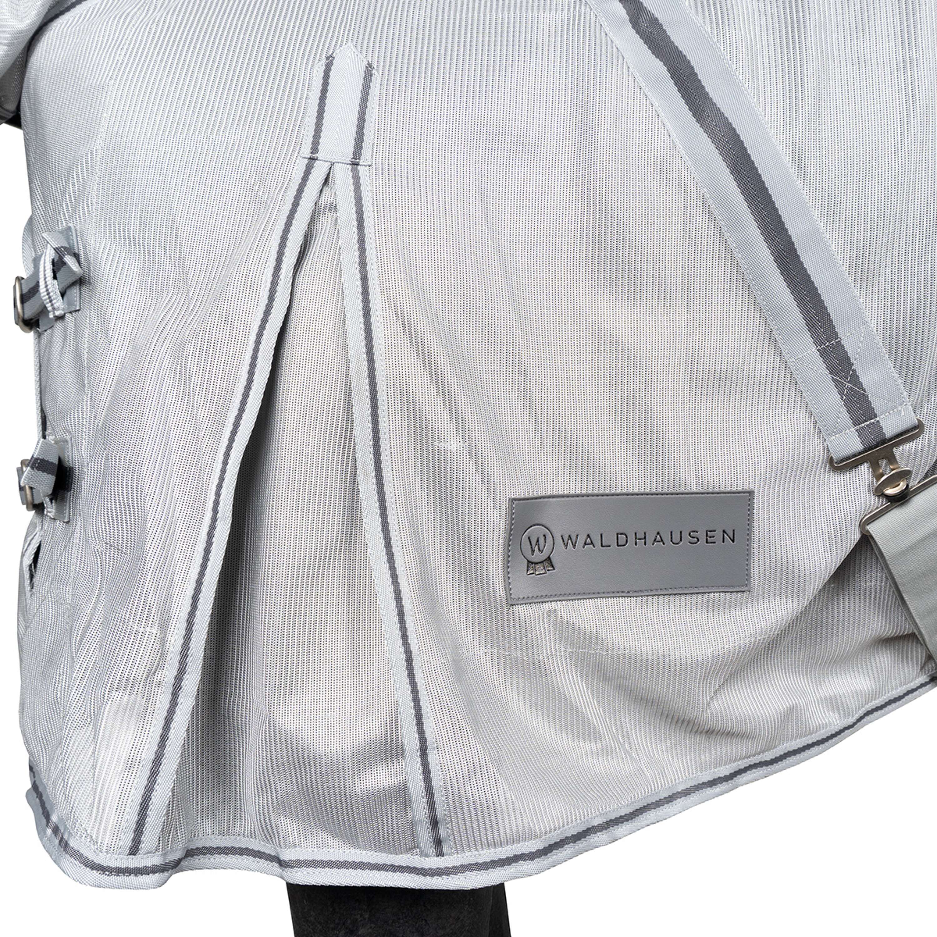 Waldhausen Couverture Anti-Mouches Protect avec Cou Indépendant Gris argenté/Gris - Image 12
