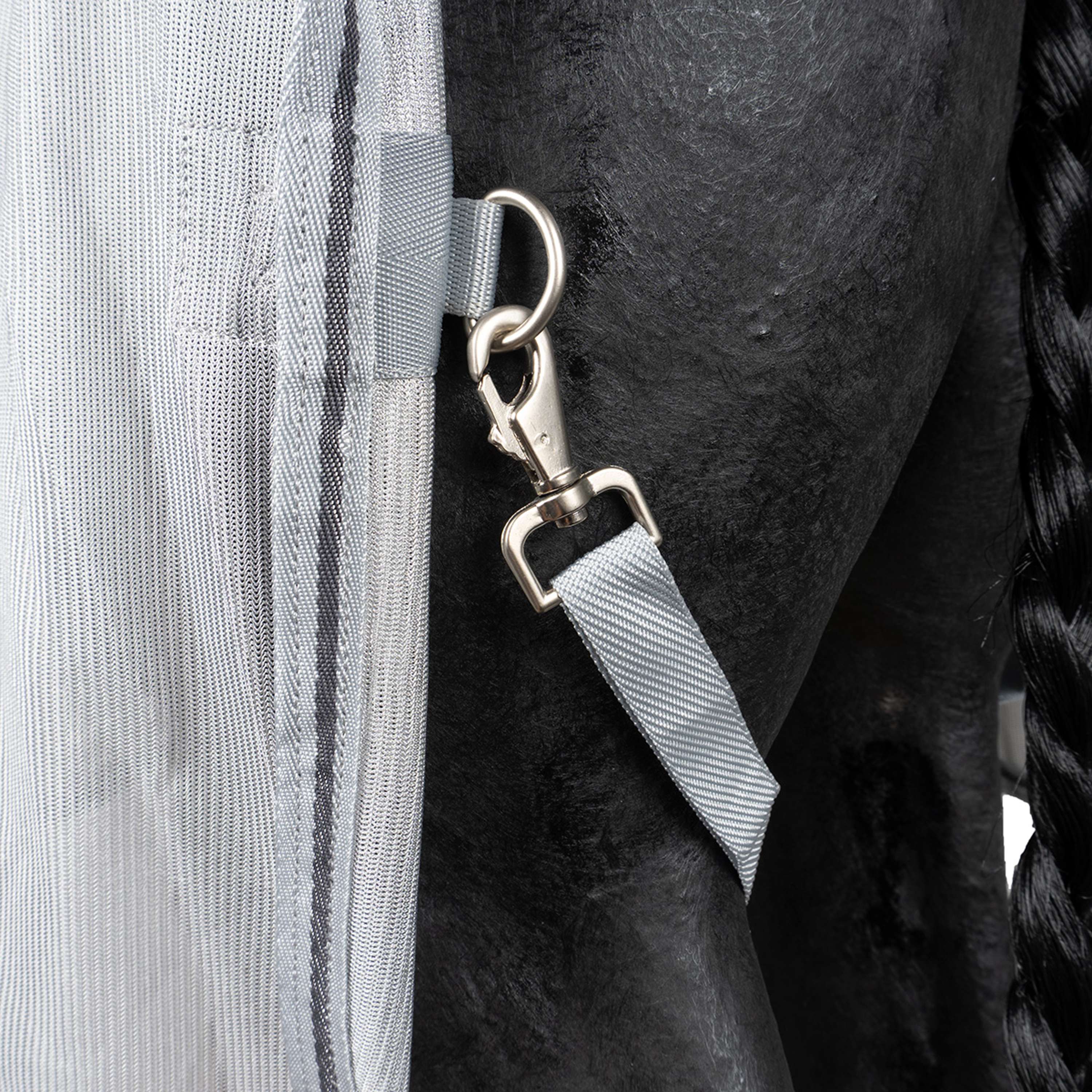 Waldhausen Couverture Anti-Mouches Protect avec Cou Indépendant Gris argenté/Gris - Image 15