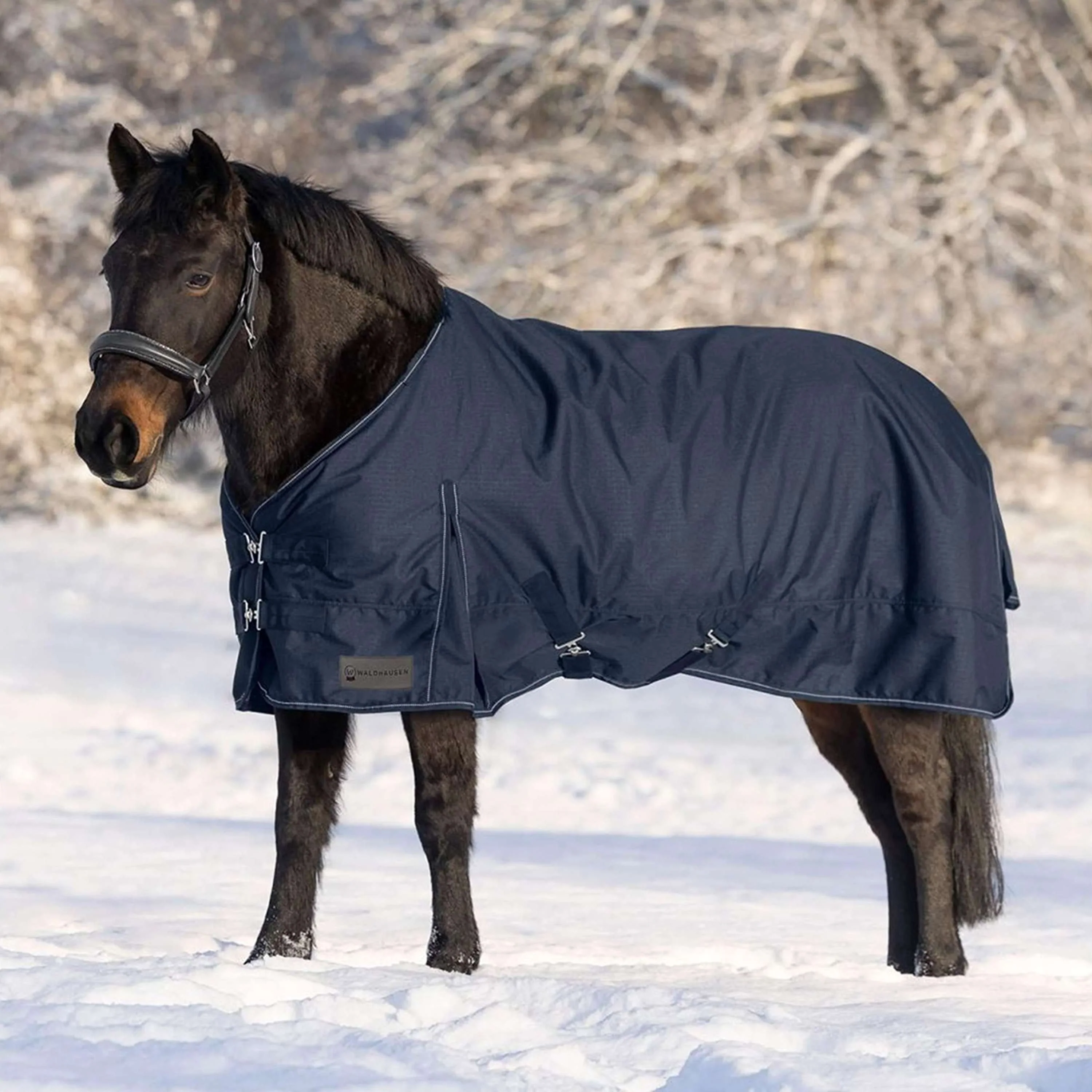 Waldhausen Couverture d'Extérieur Nordic 200g Bleu Nuit