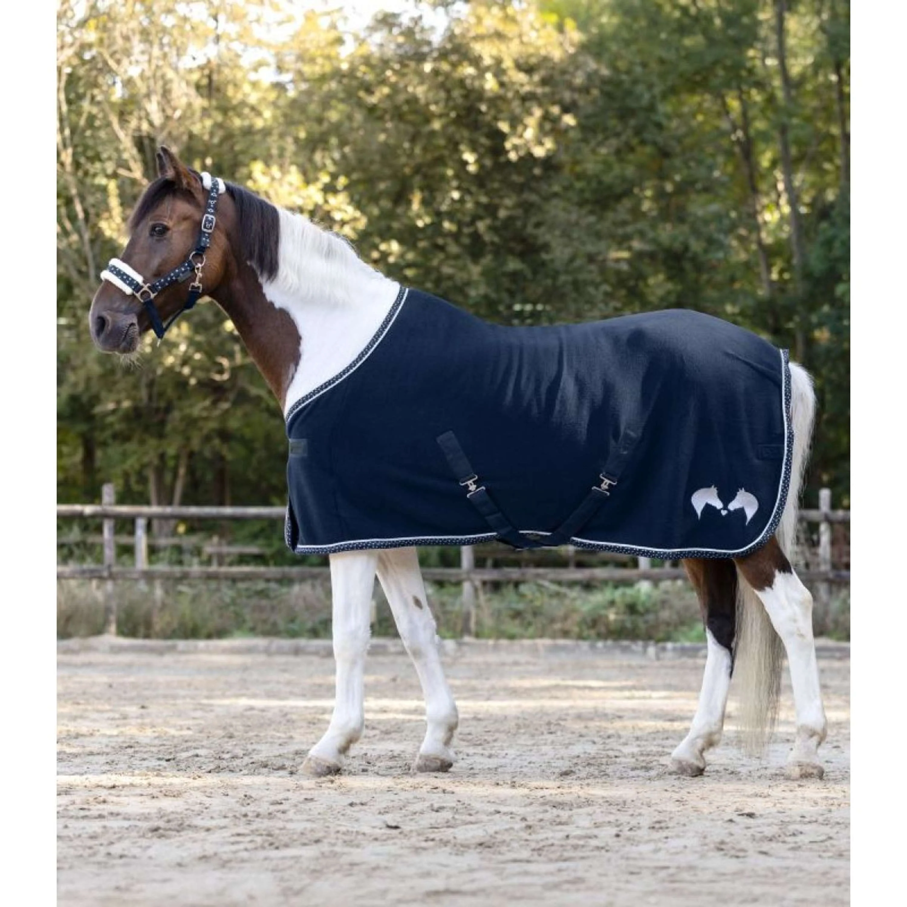 Waldhausen Couverture Polaire Lucky Bleu Nuit