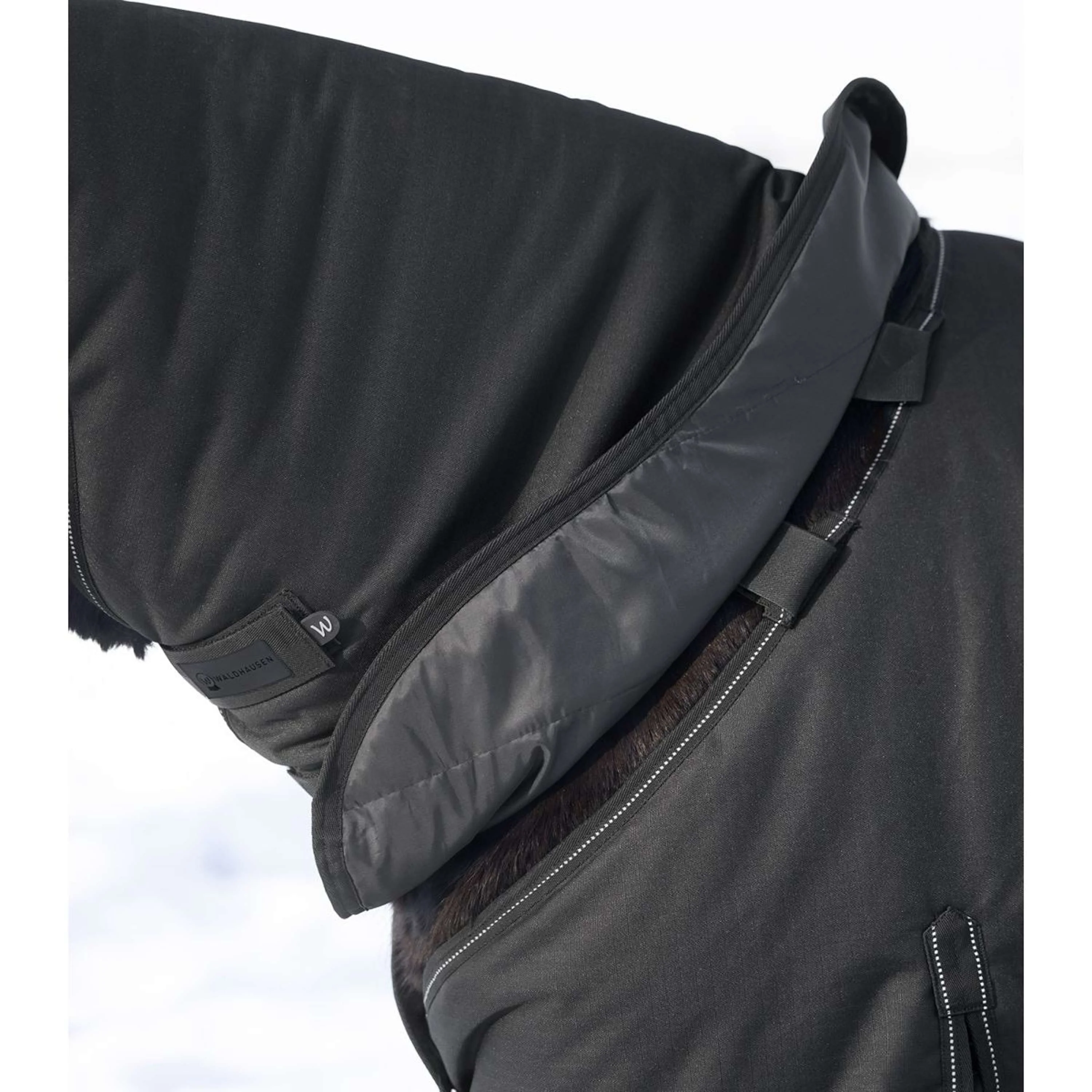 Waldhausen Couvre-Cou 600D 200g Noir - Image 2