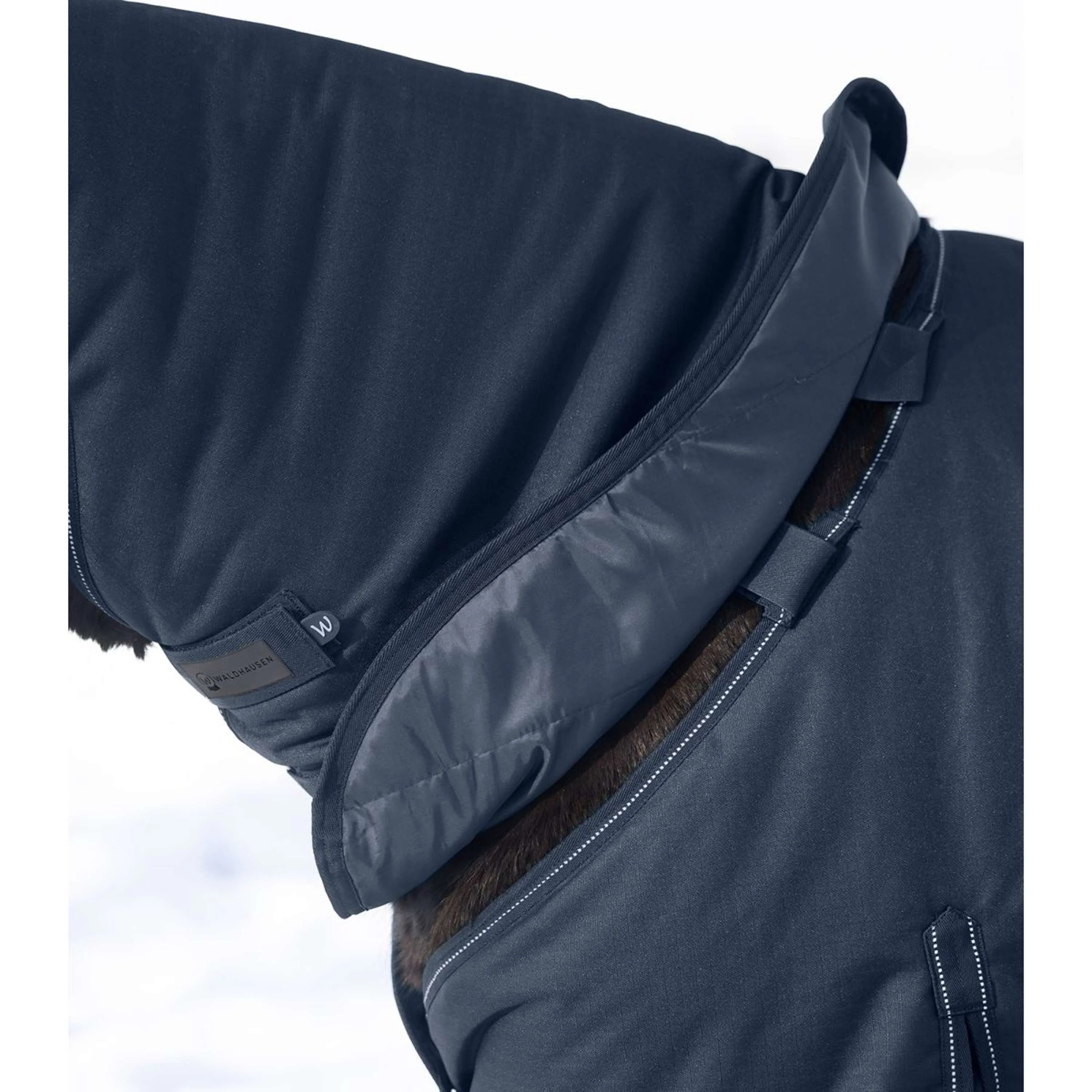 Waldhausen Couvre-Cou 600D Light Bleu Nuit - Image 3