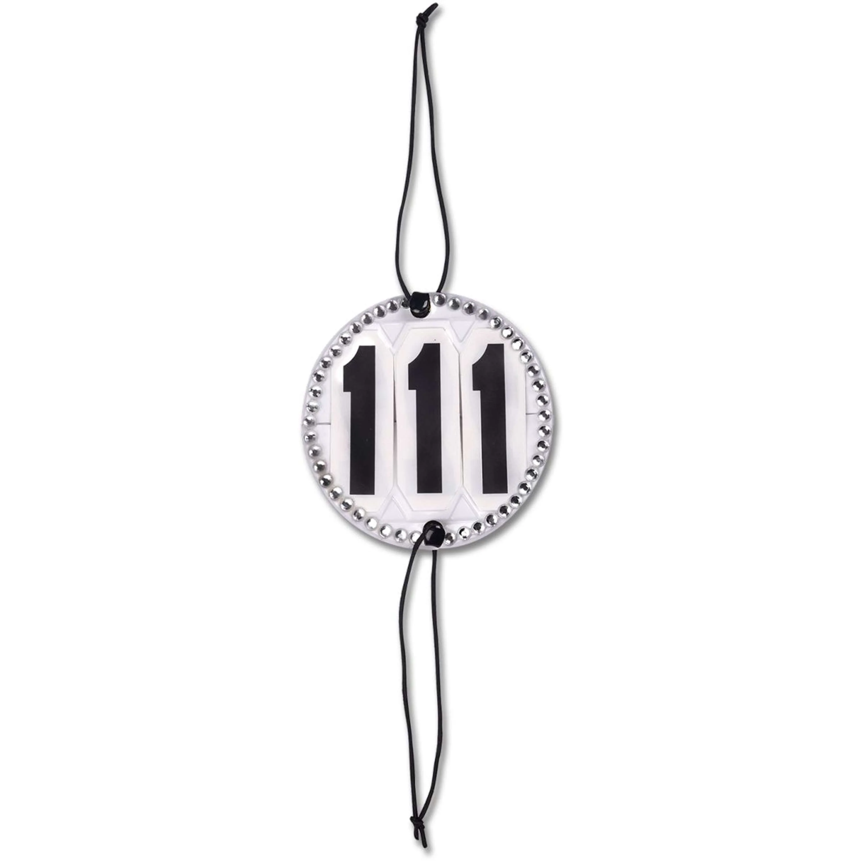 Waldhausen Numéros de départ Crystal Rond Blanc