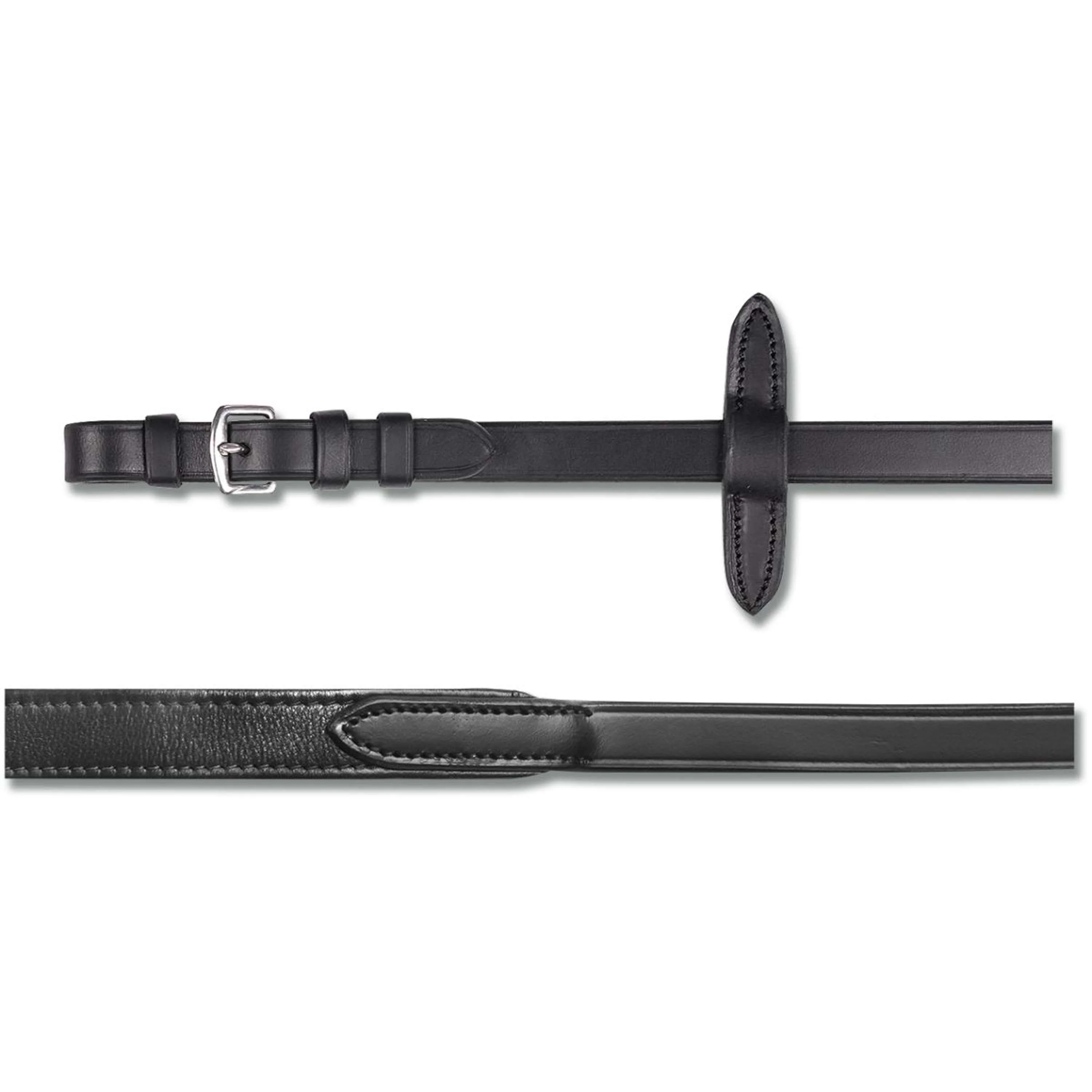 Waldhausen Rênes X-Line Soft Cuir Noir