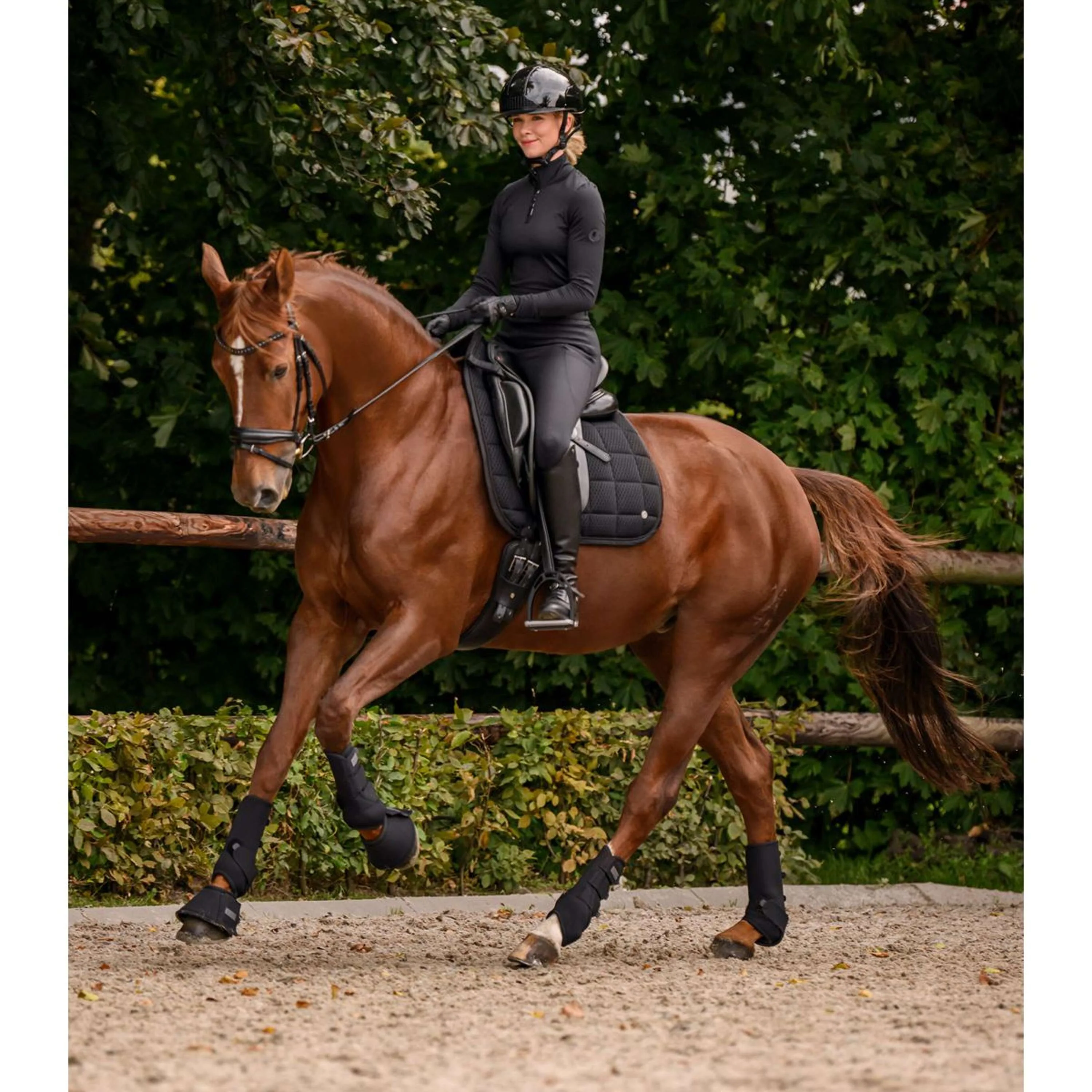 Waldhausen Tapis de Selle Breath Performance Dressage Noir - Image 7