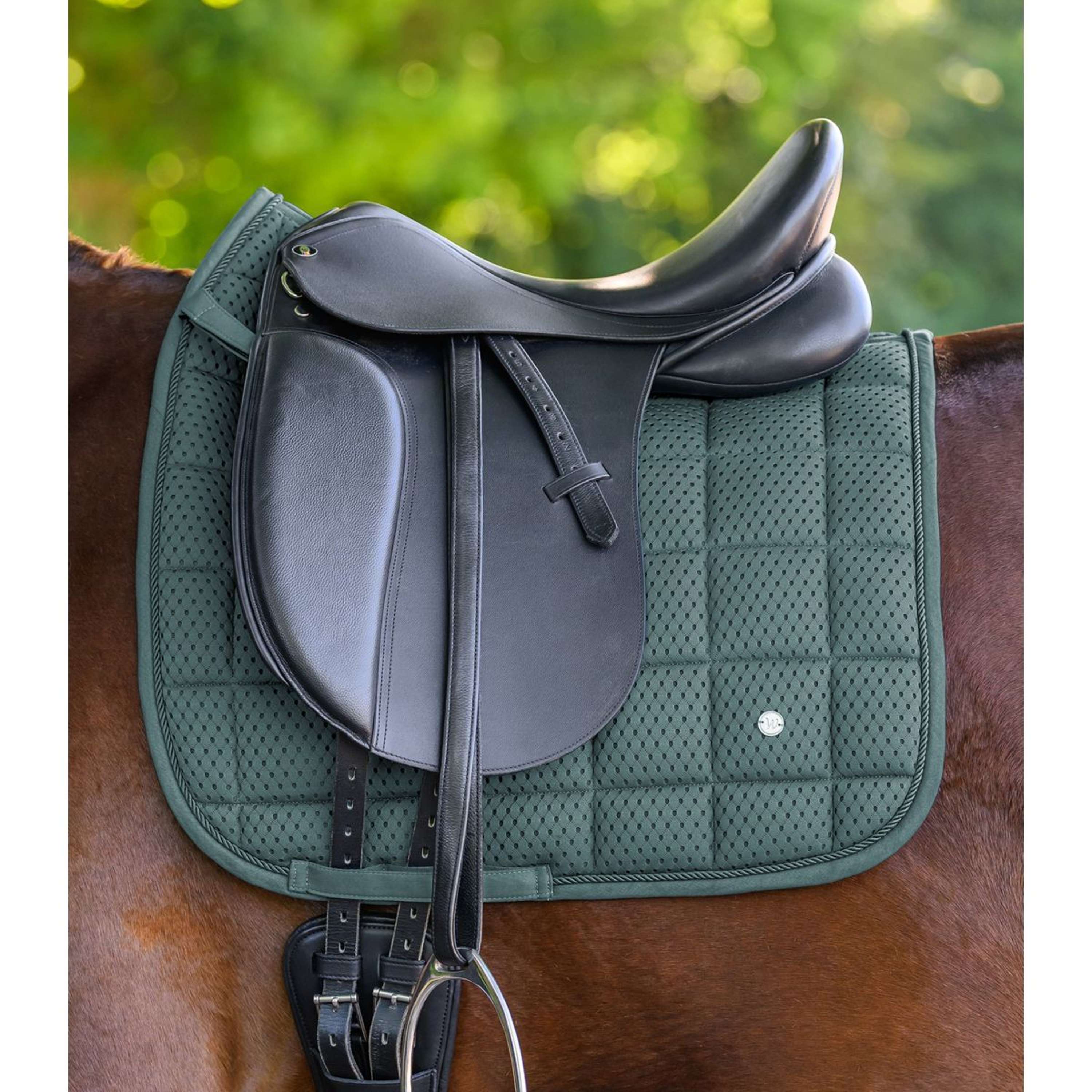 Waldhausen Tapis de Selle Breath Performance Dressage Pine Green - Image 2