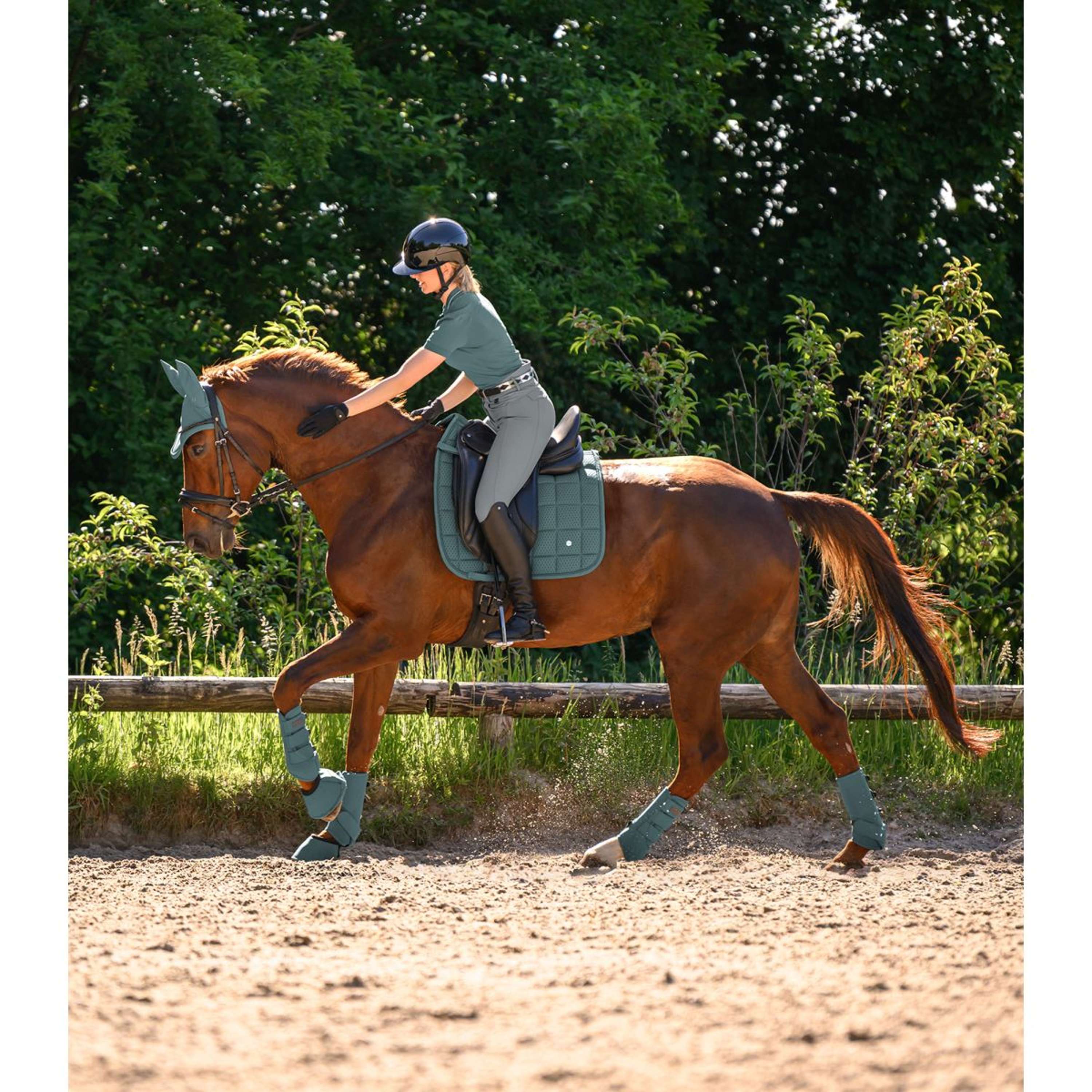 Waldhausen Tapis de Selle Breath Performance Dressage Pine Green - Image 3
