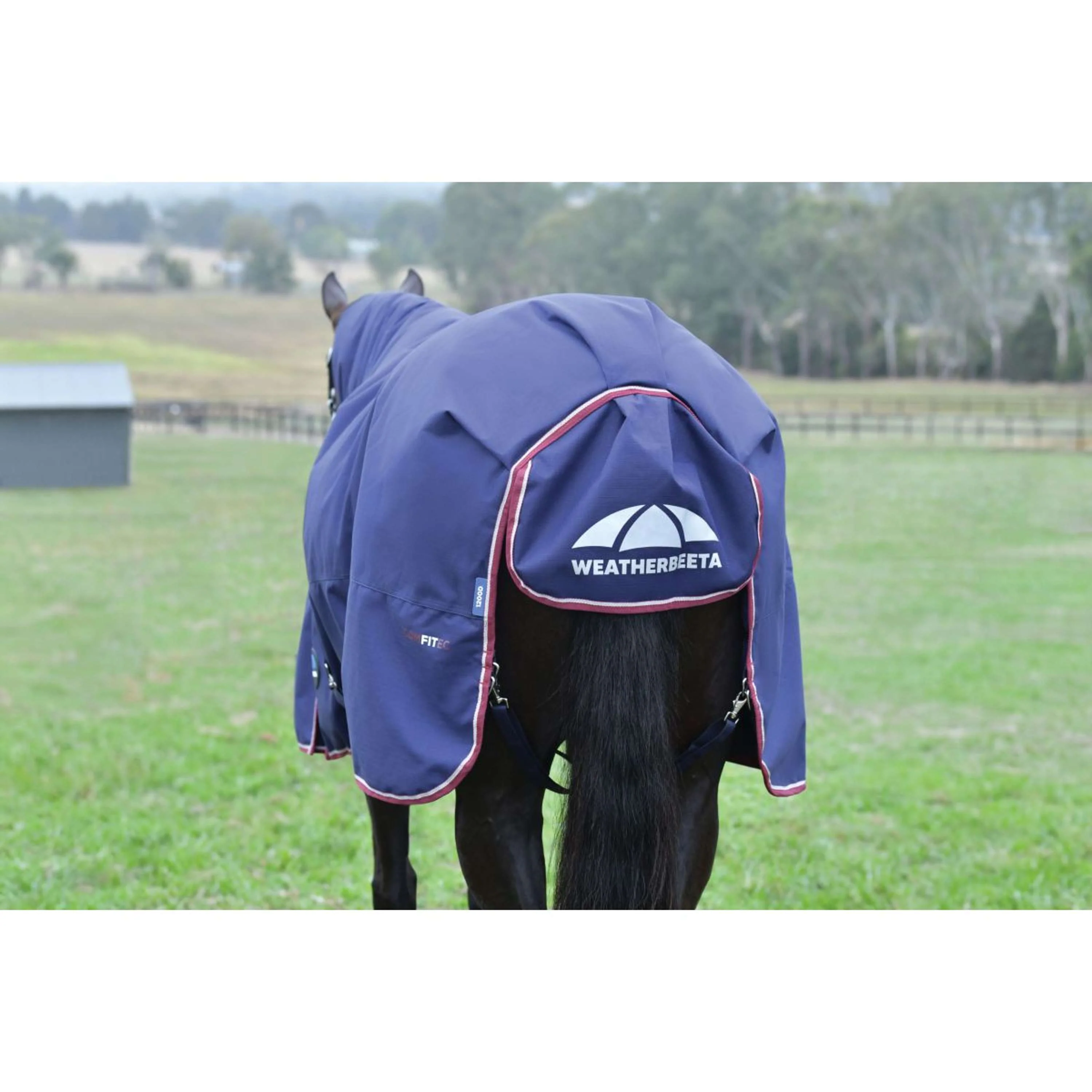 WeatherBeeta ComFiTec Essential Turnout 220g Marine/Bordeaux - Image 10