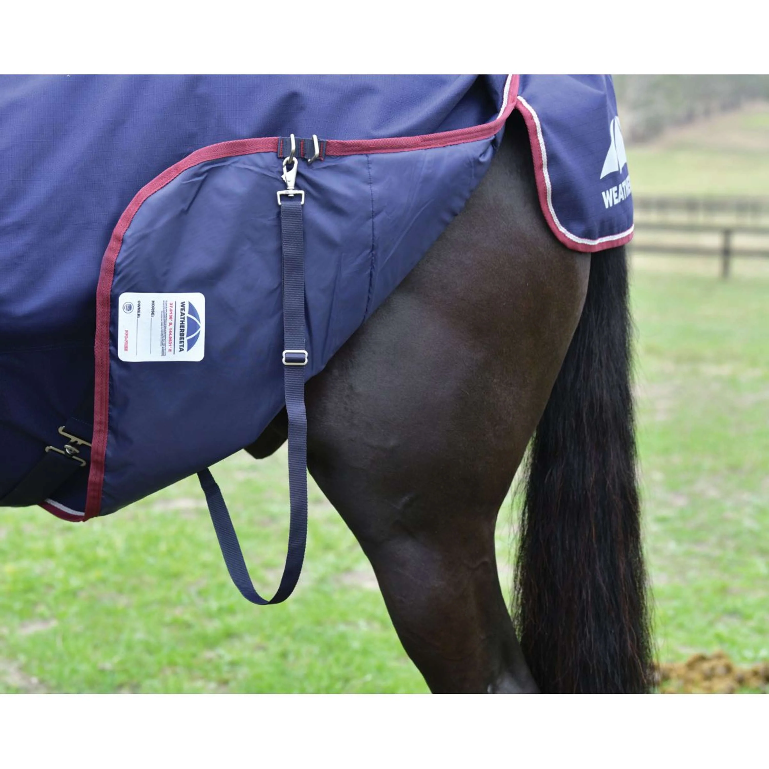 WeatherBeeta ComFiTec Essential Turnout 220g Marine/Bordeaux - Image 8