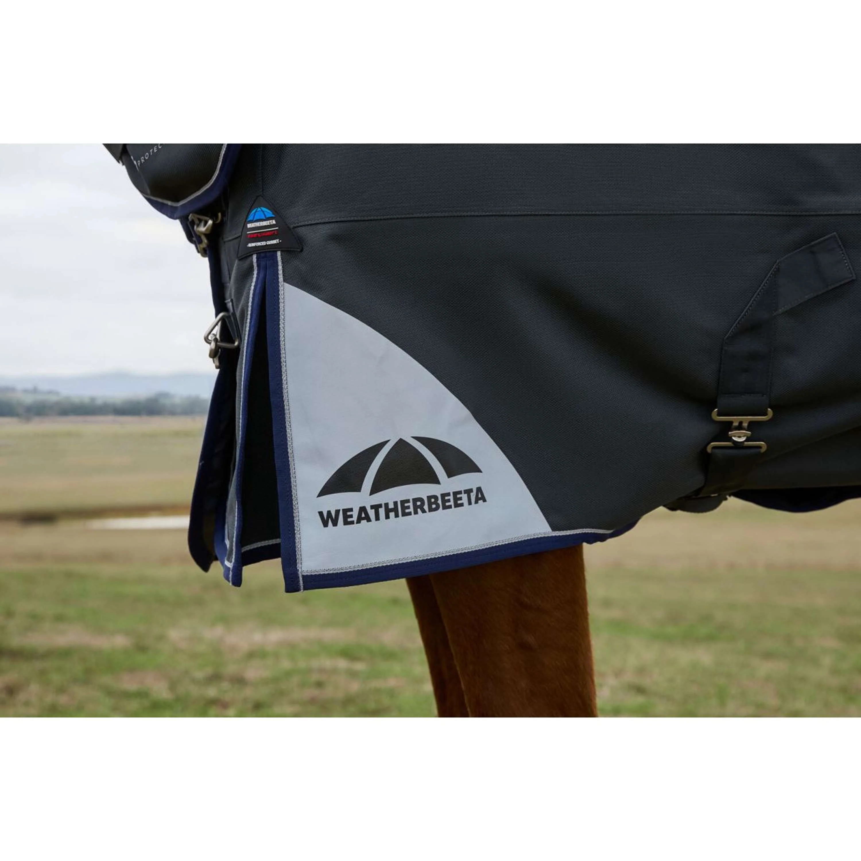 WeatherBeeta ComFiTec Ultra Turnout Detach-A-Neck 100g Charbon - Image 7