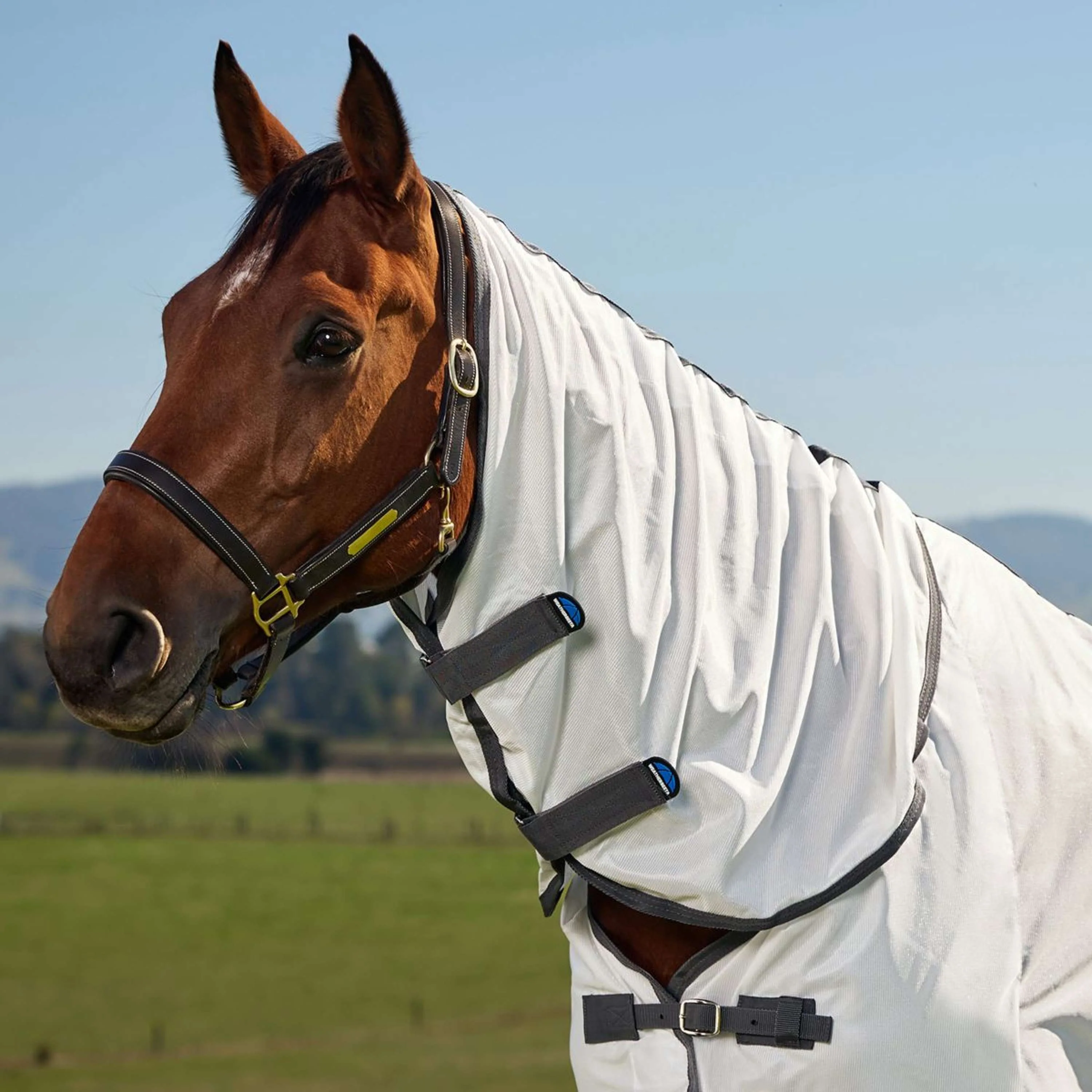 WeatherBeeta Couverture Anti-Mouches ComFiTec Tyro Combo Blanc/Charcoal - Image 5