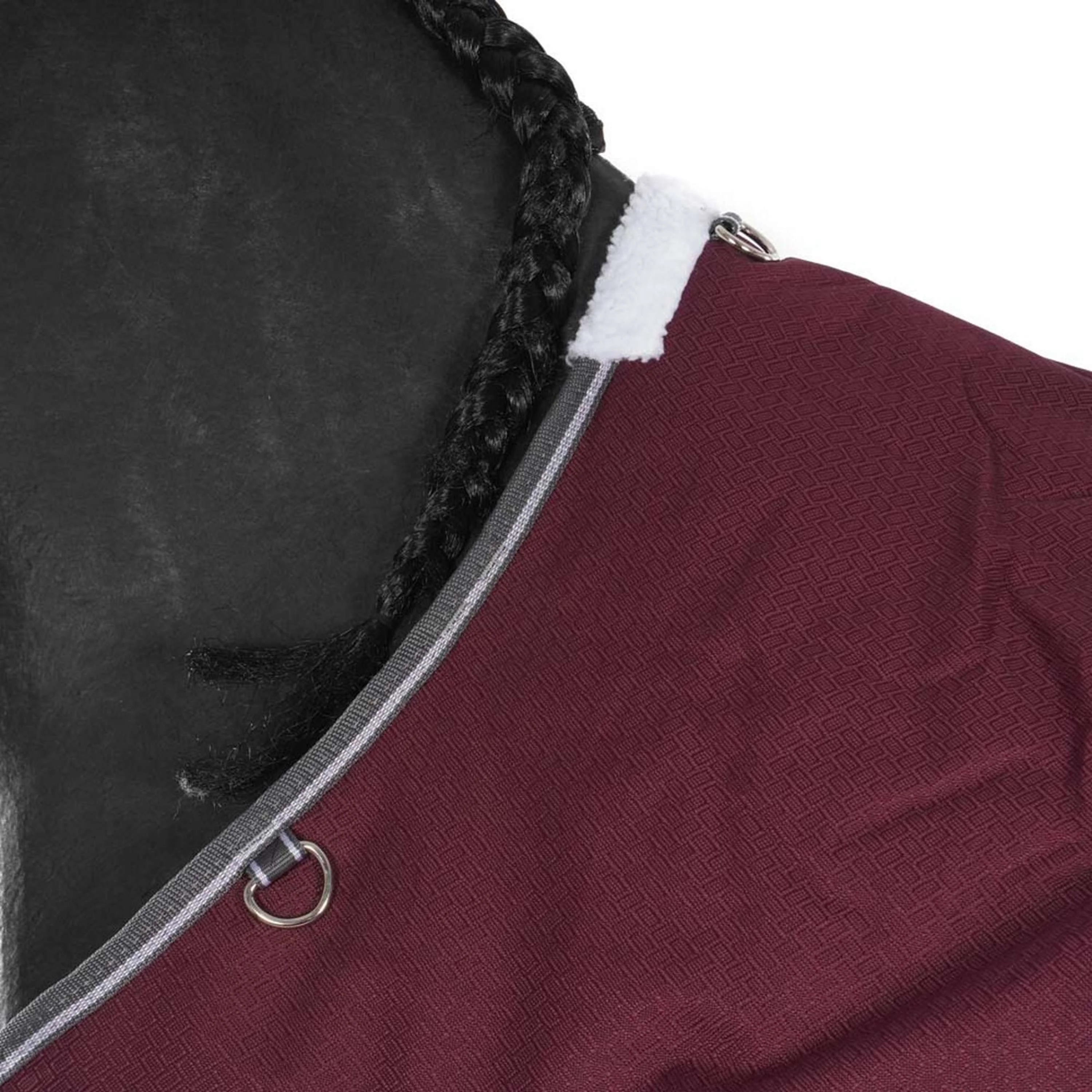 WeatherBeeta Couverture d'Hiver ComFiTec Plus Dynamic II Standard Neck Medium 220g Maroon/Gris/Blanc - Image 5