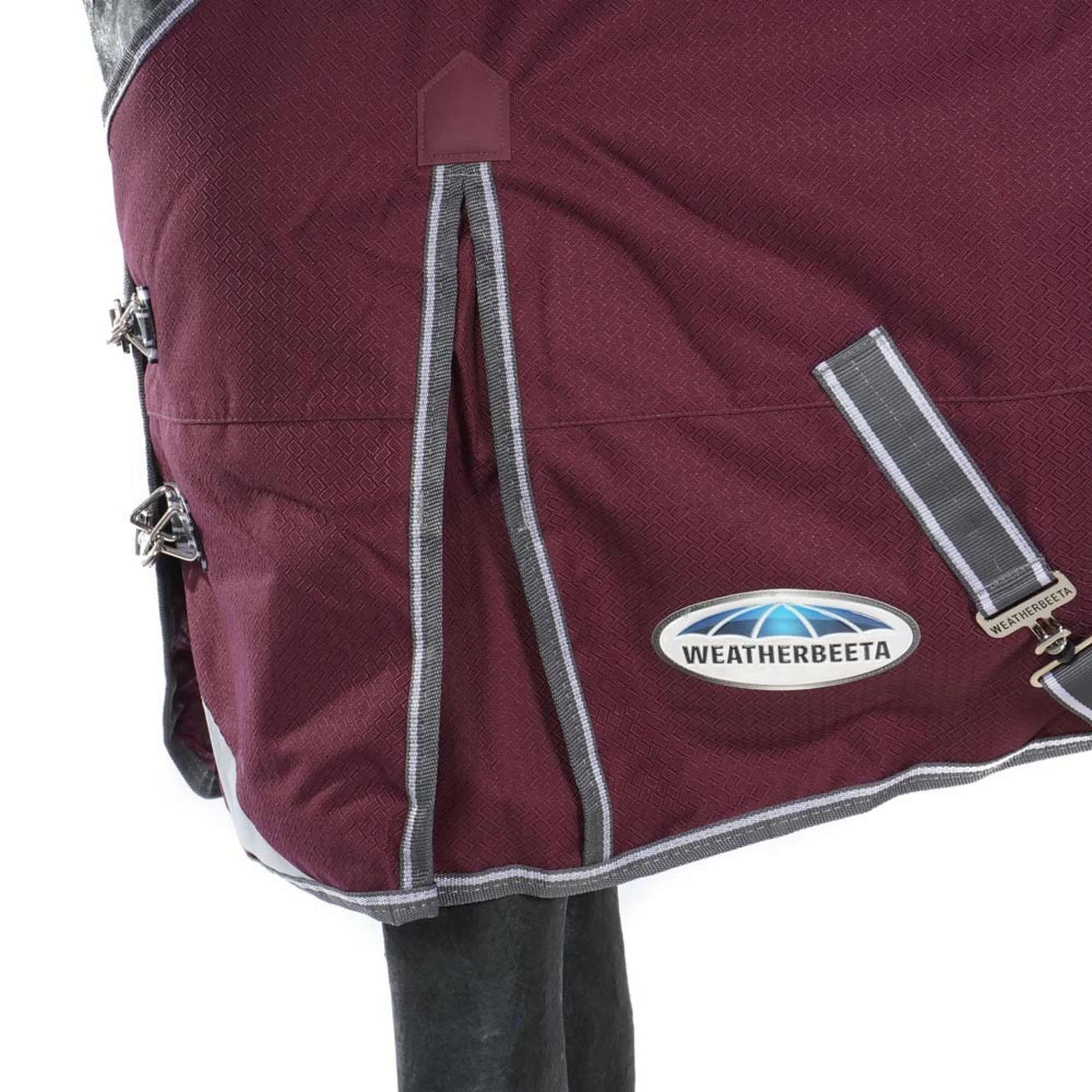 WeatherBeeta Couverture d'Hiver ComFiTec Plus Dynamic II Standard Neck Medium 220g Maroon/Gris/Blanc - Image 7