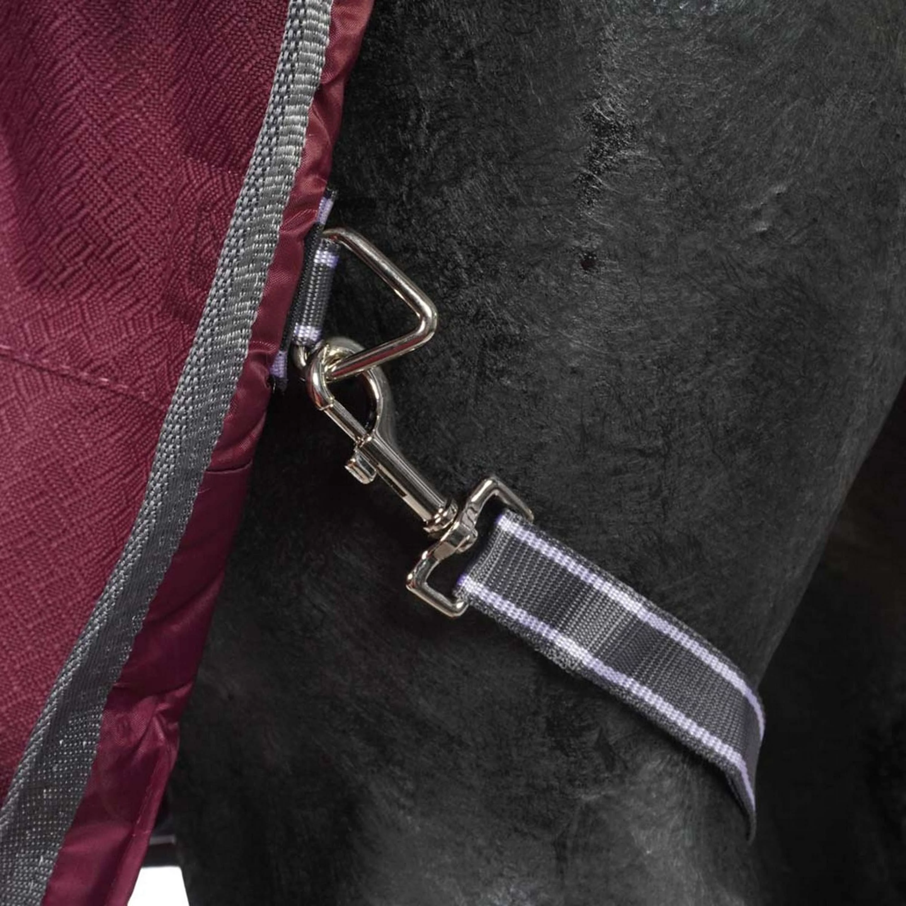 WeatherBeeta Couverture d'Hiver ComFiTec Plus Dynamic II Standard Neck Medium 220g Maroon/Gris/Blanc - Image 9