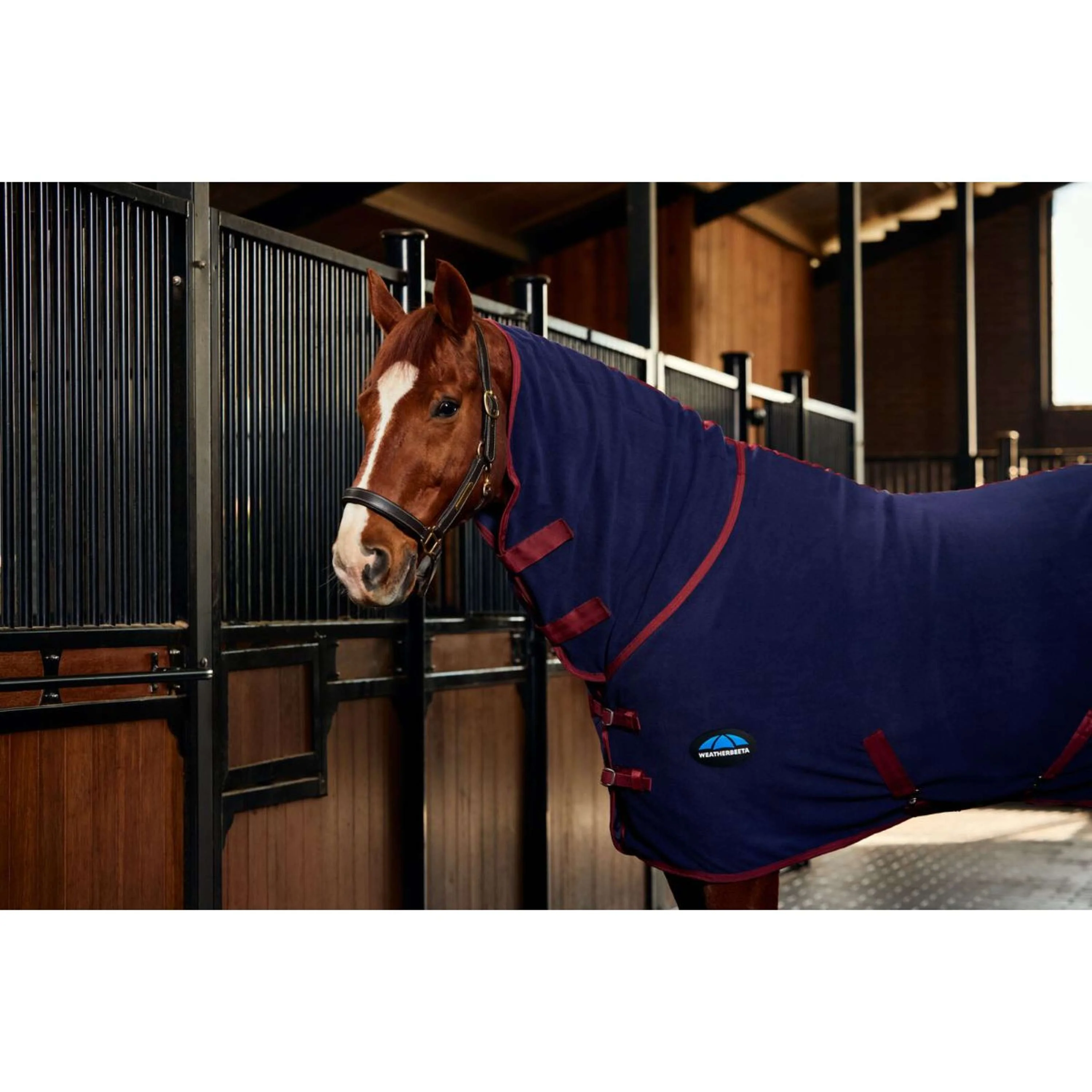 WeatherBeeta Couverture Polaire Anti-Static Cooler Combo Neck Marine/Bordeaux - Image 2