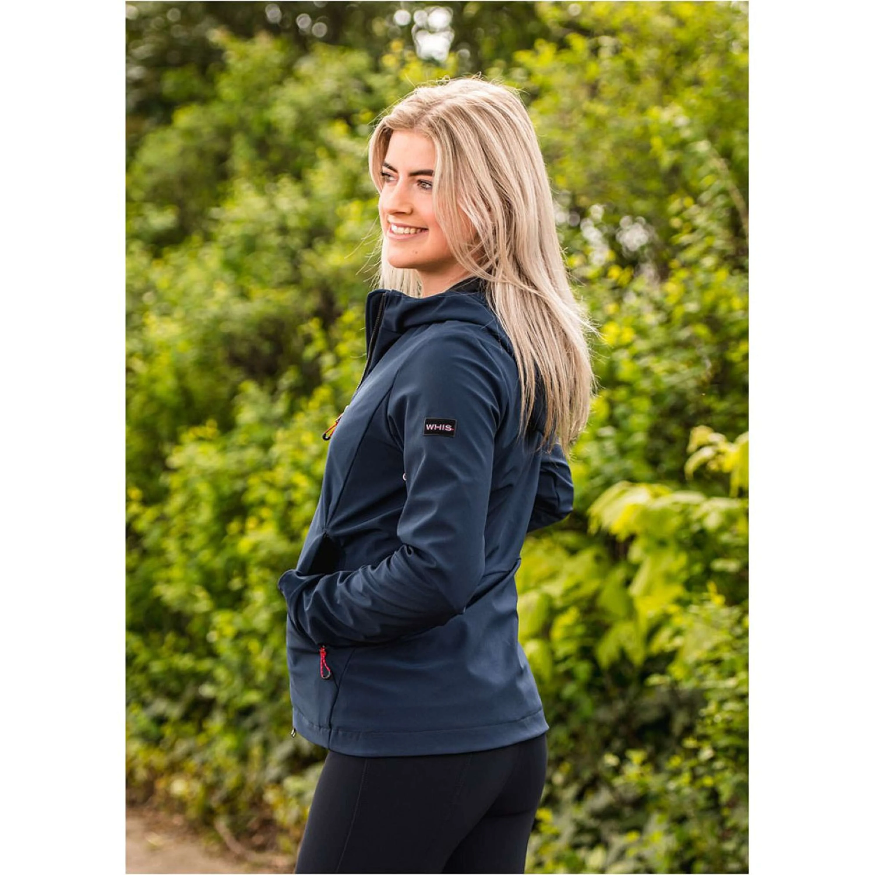 WHIS Veste Chauffante Softshell Coach Marin foncé - Image 10