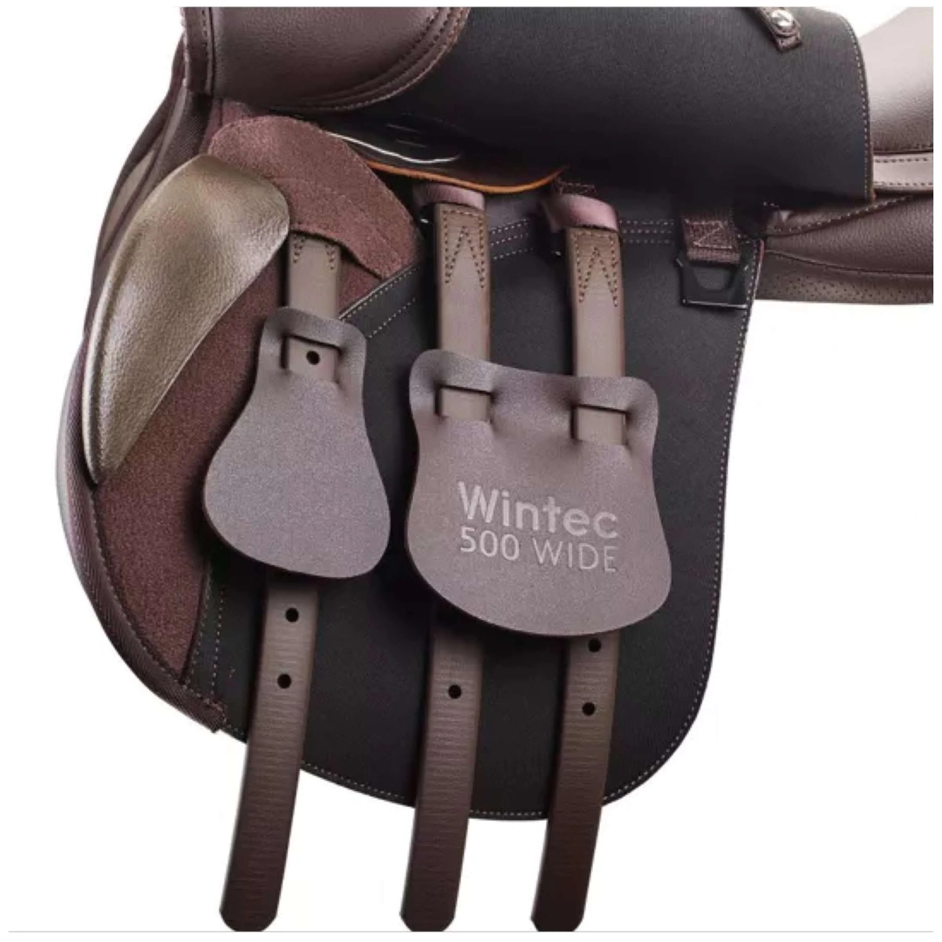 Wintec Selle tout Usage 500 Wide Hart Marron Marron - Image 3