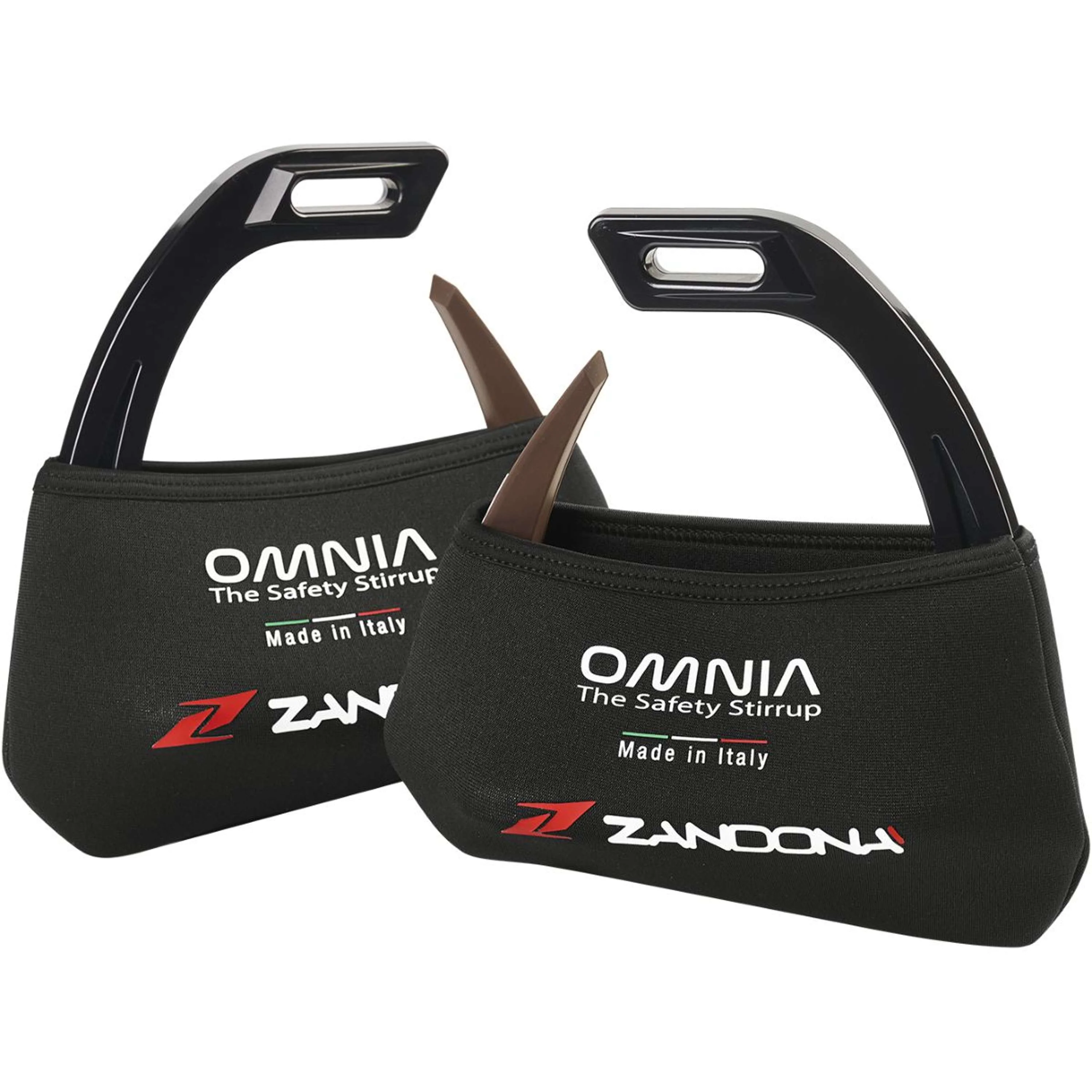 Zandona Housses d'Étriers Omnia Néoprène Noir - Image 2