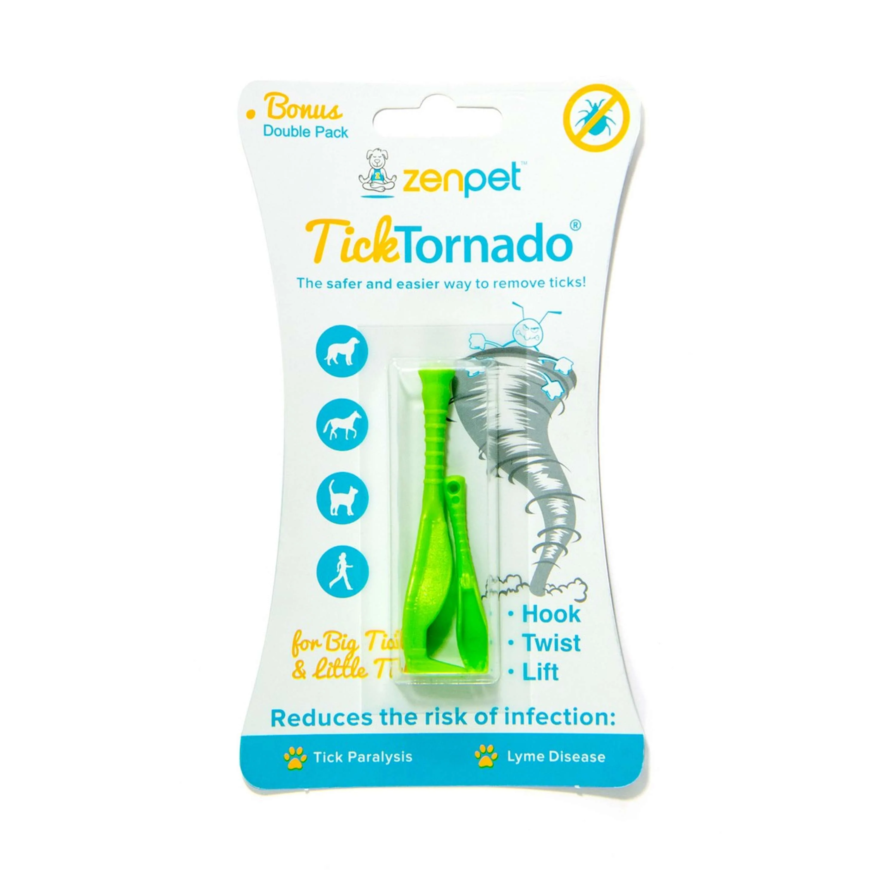 Zenpet Pince Anti-Tiques TickTornado
